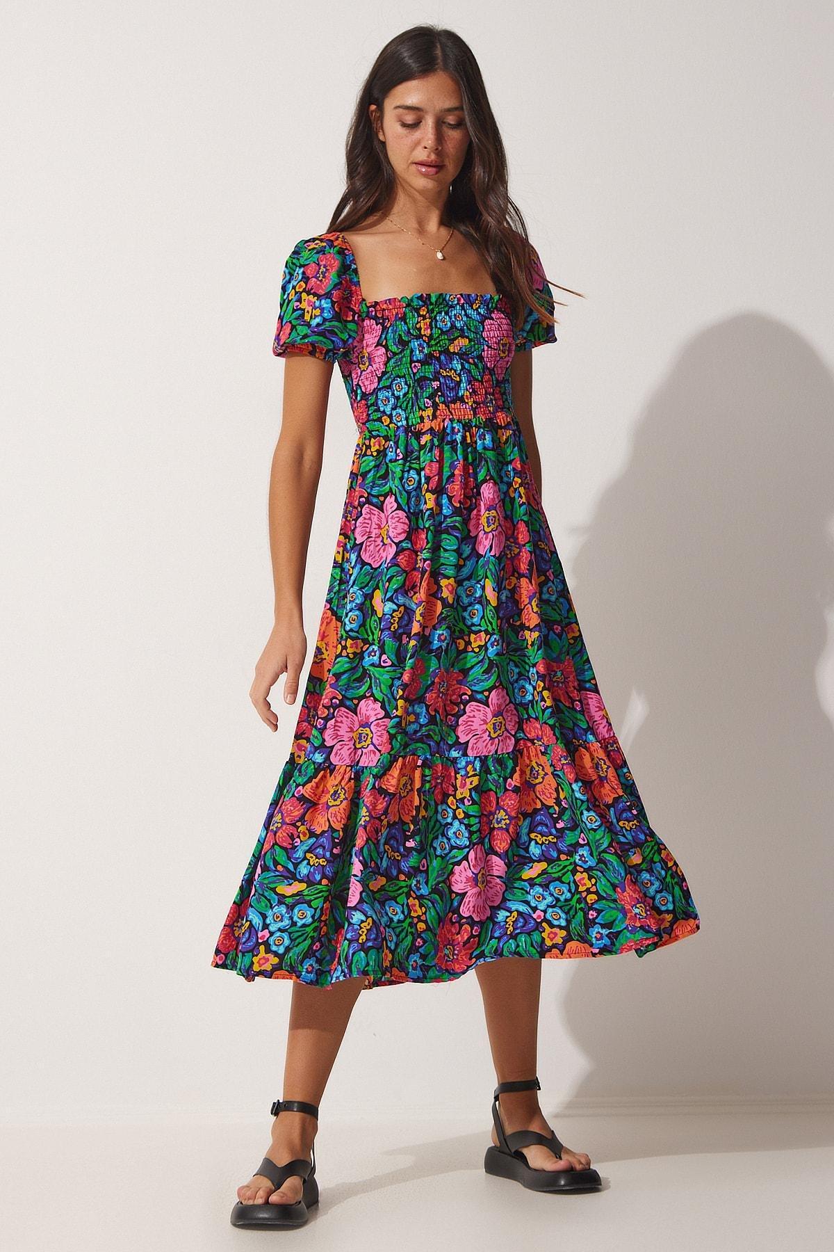 Pink Floral Dress, , large image number 1