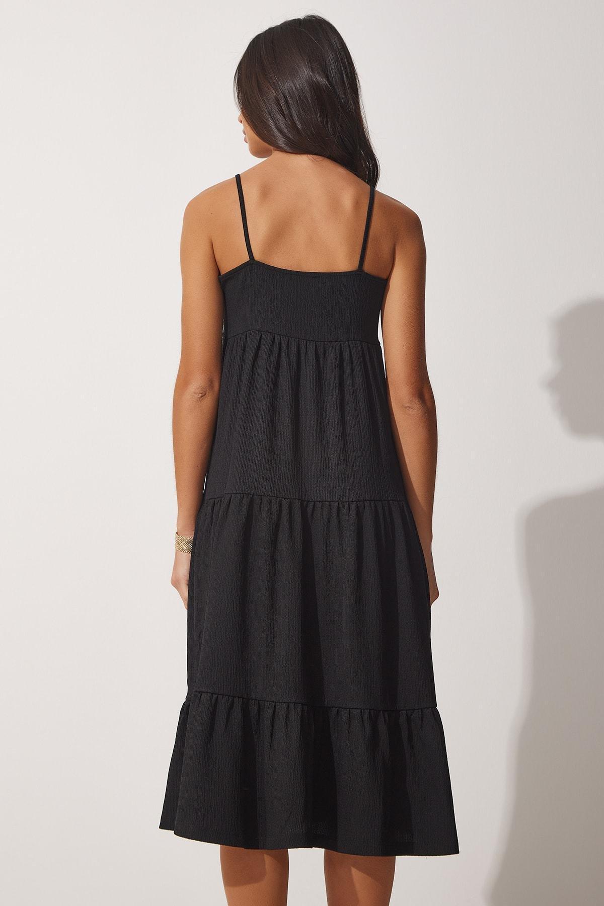 Black Smock Dress, , large image number 3