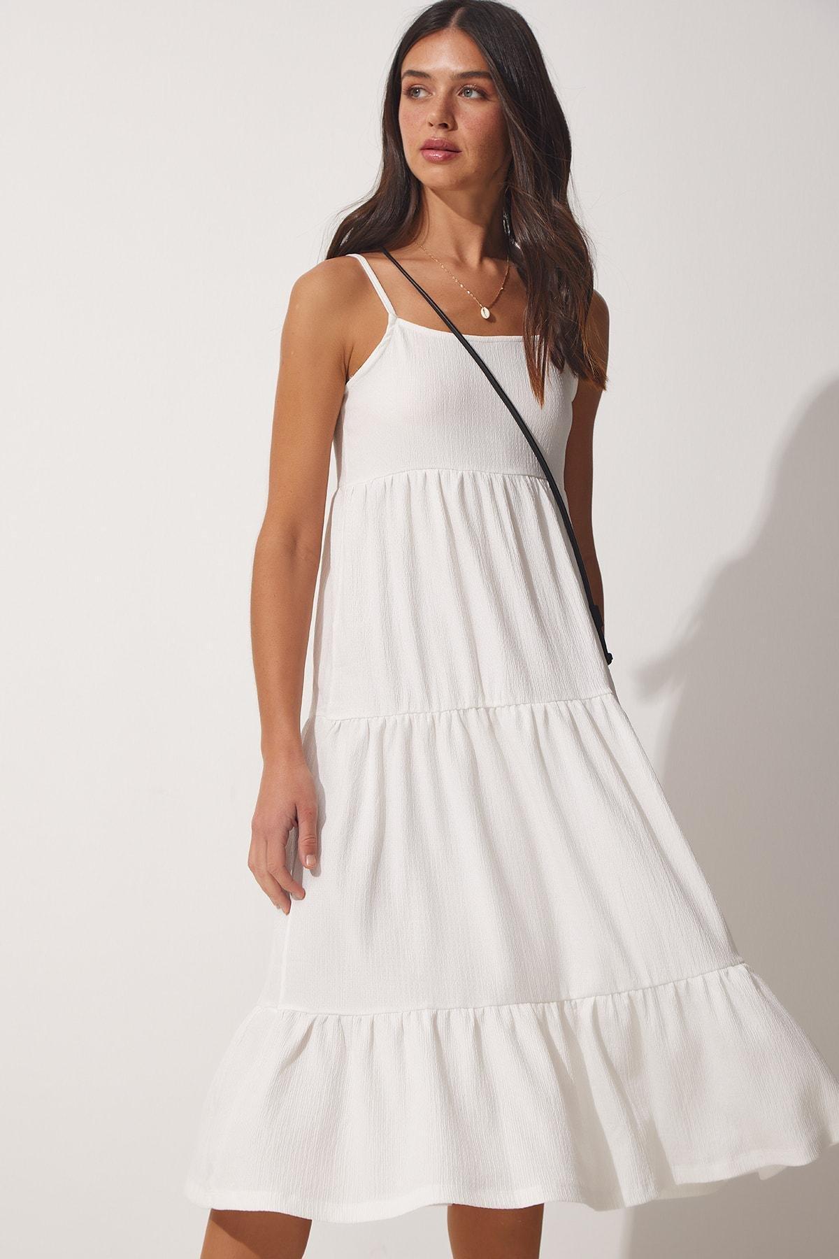 White Smock Dress, , large image number 0