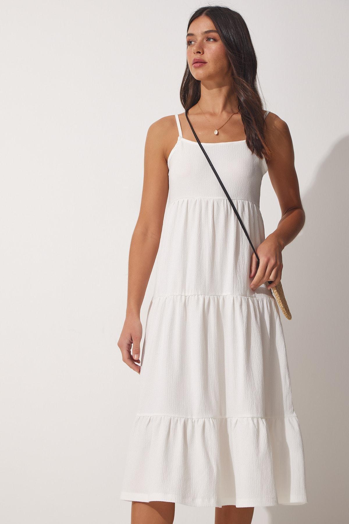 White Smock Dress, , large image number 1