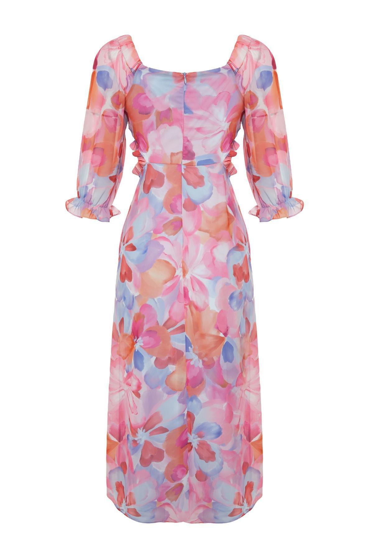Floral Bardot Romantic Maxi Dress, , large image number 6
