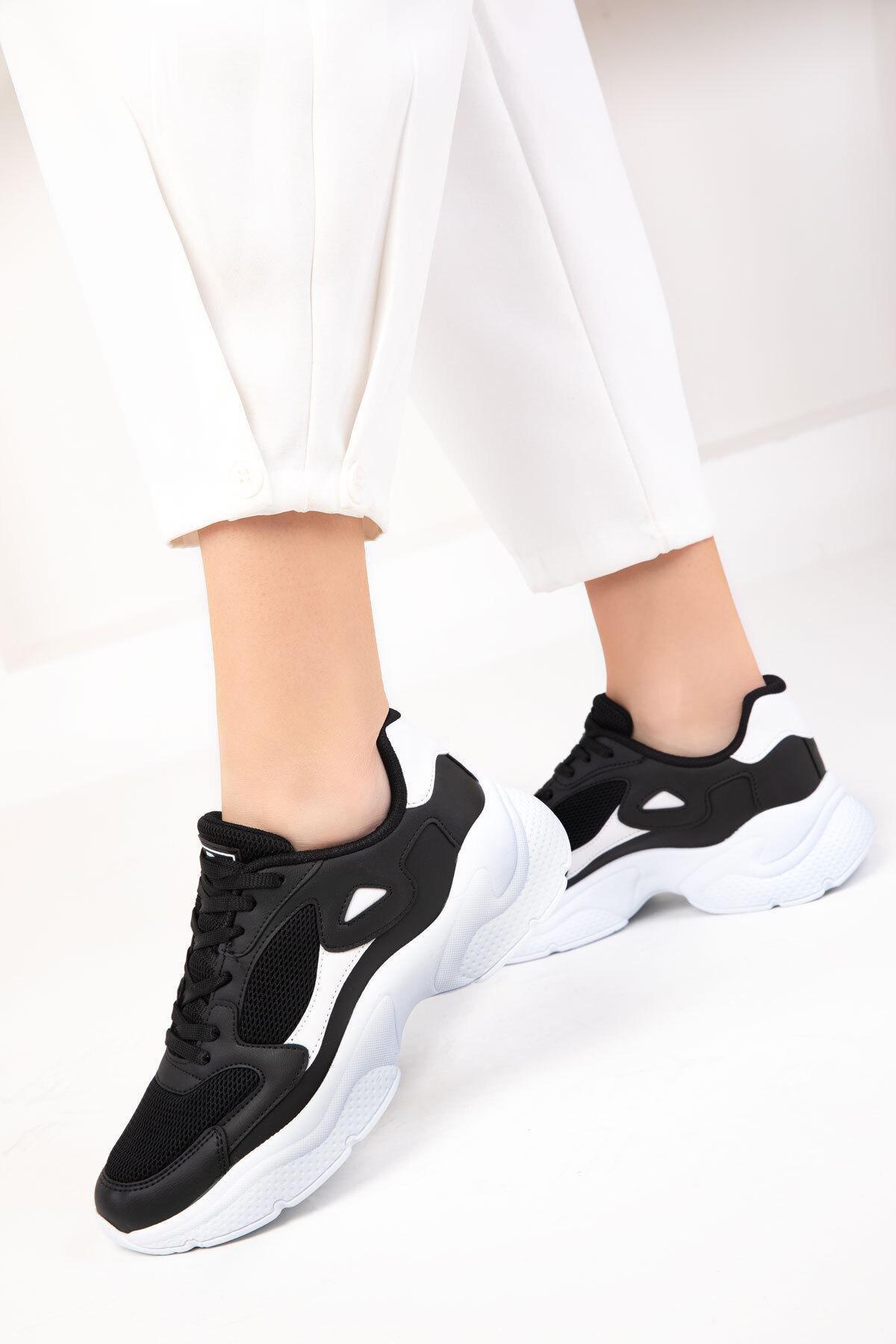 Black Casual Sneakers, C101_1526, large image number 2