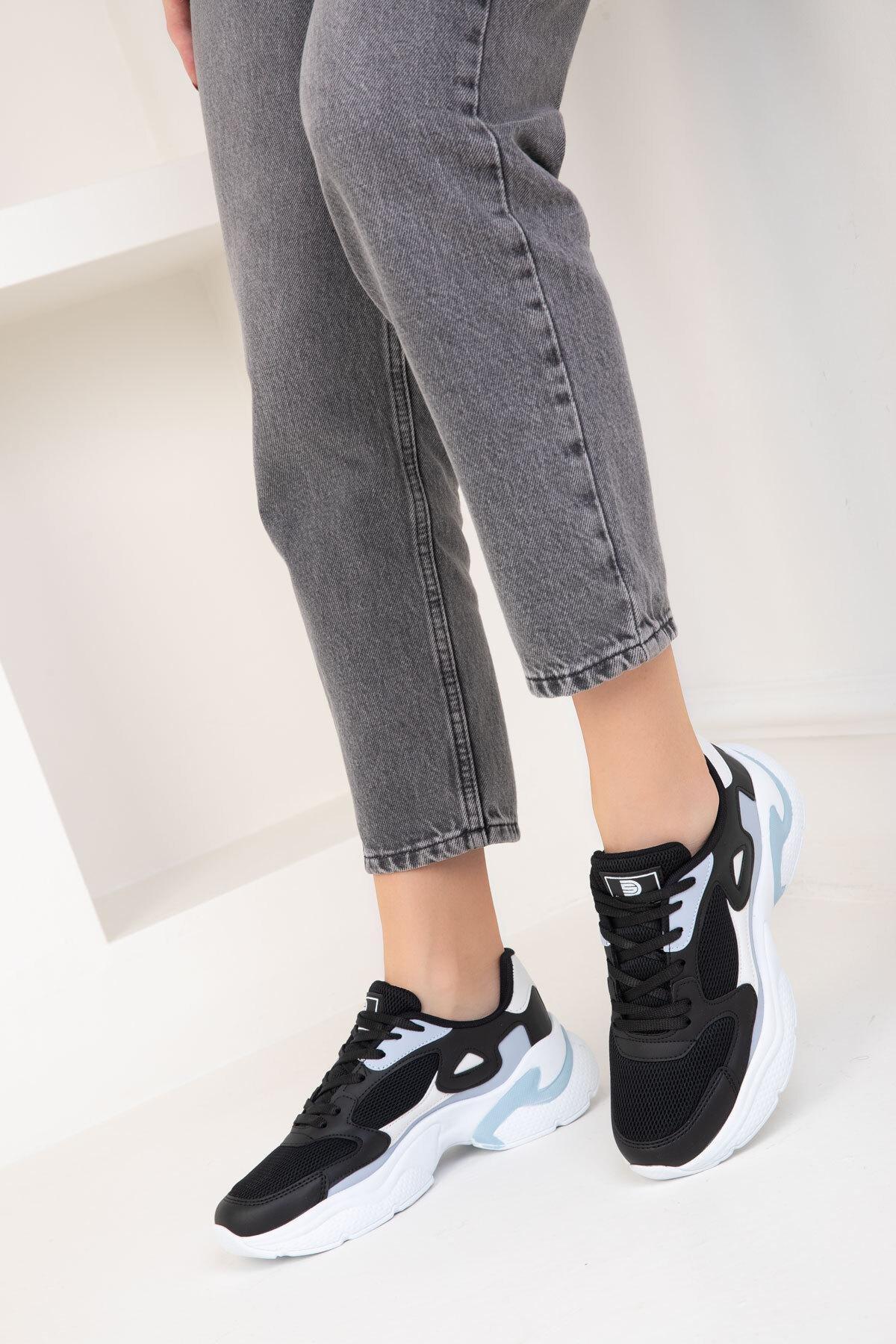 Black Casual Sneakers, , large image number 1