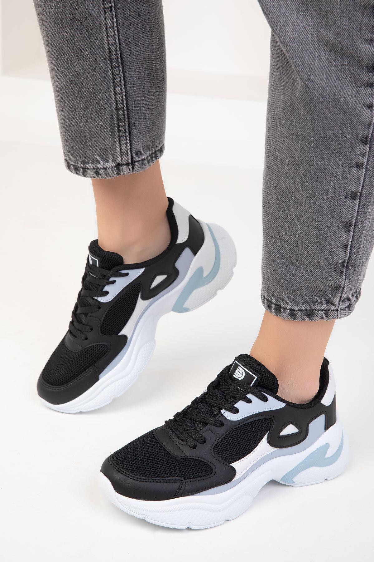 Black Casual Sneakers, , large image number 3