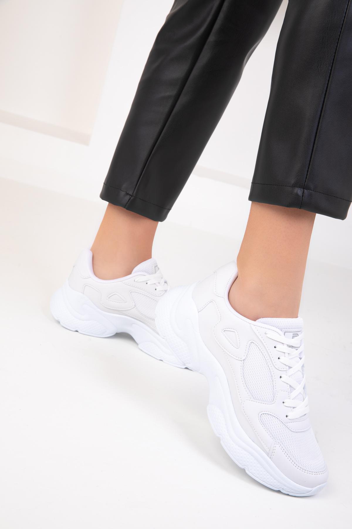 White Casual Sneakers, , large image number 2