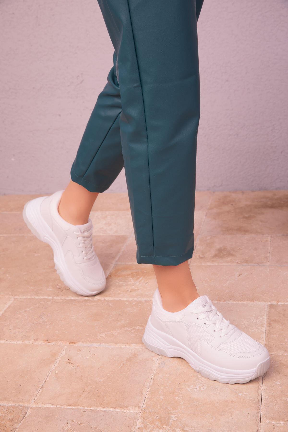 White Casual Sneakers, White, large image number 2