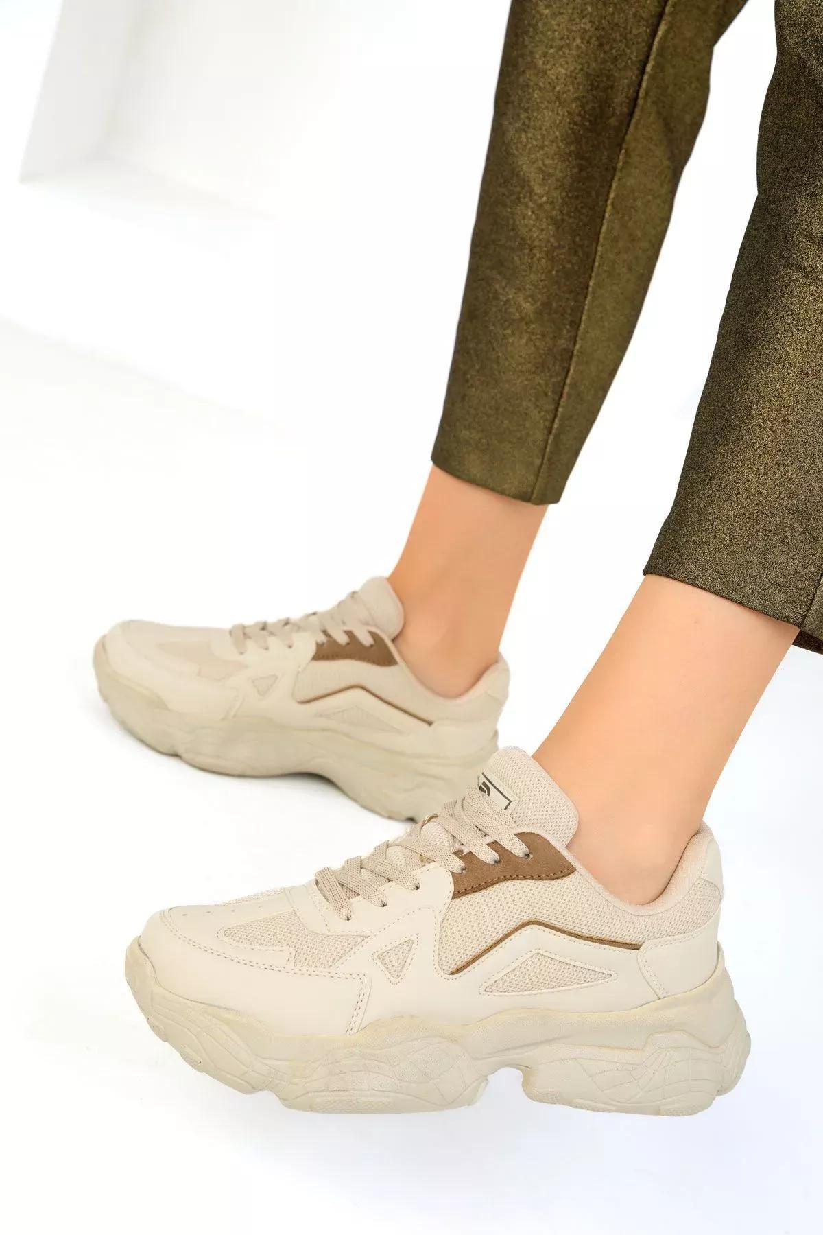 Brown Casual Sneakers, BEIGE-BROWN, large image number 1
