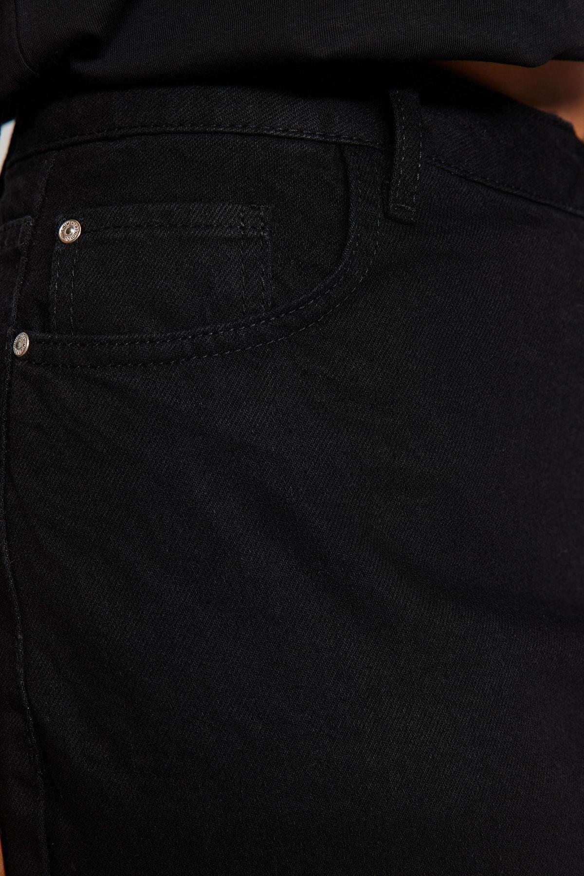 Black Mom Plus Size Jeans, , large image number 4