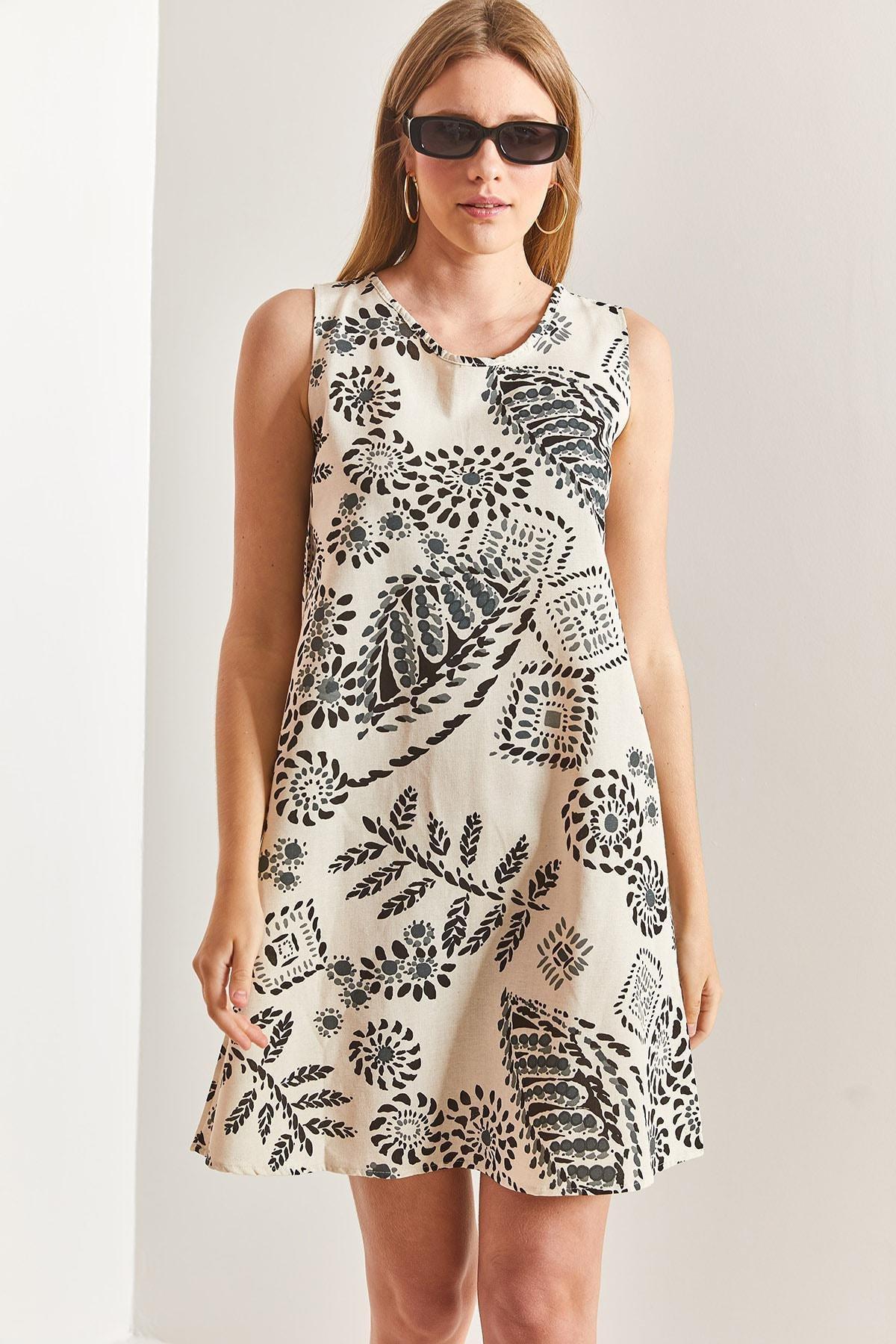 Multicolour Floral Patterned Dress, , large image number 3