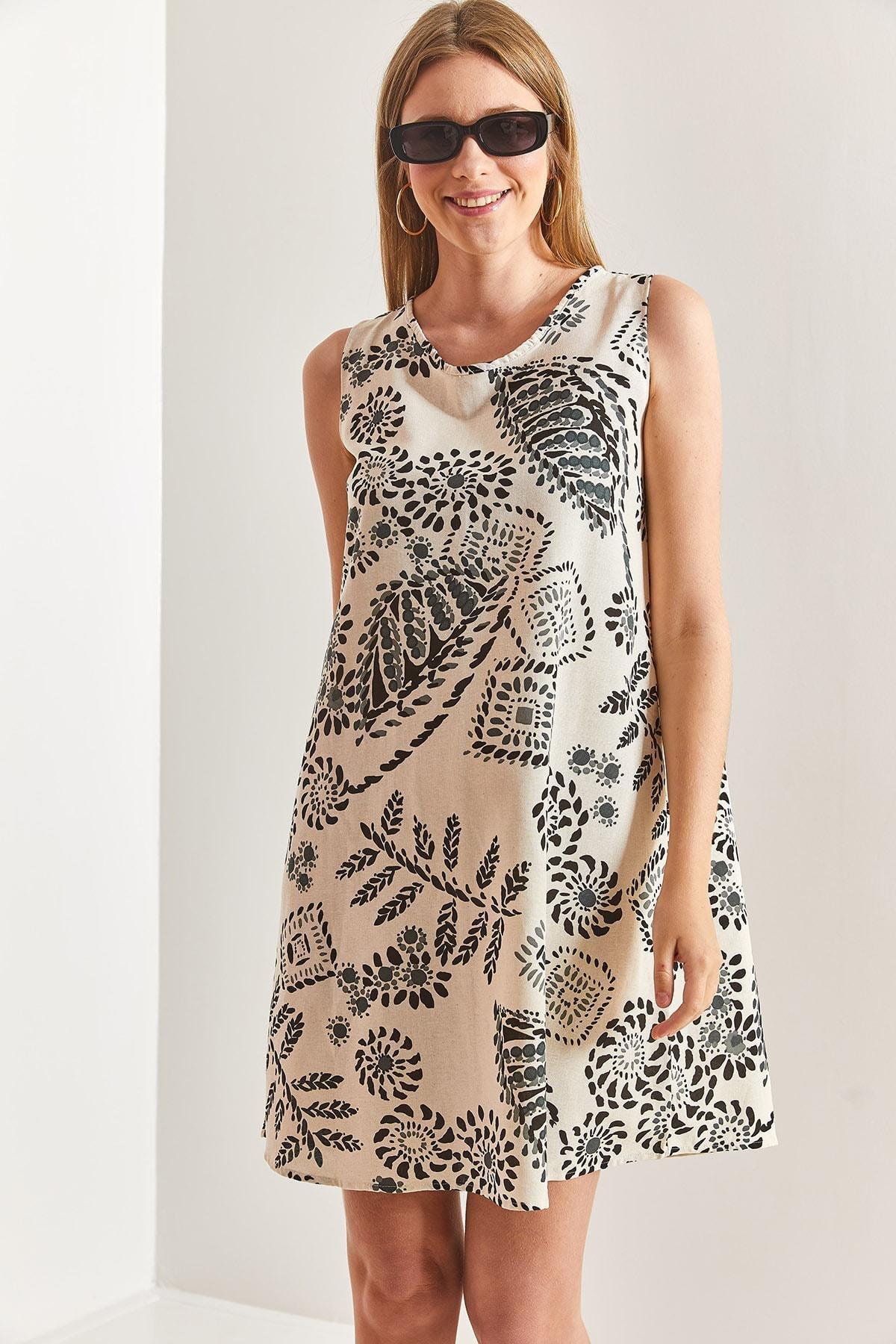 Multicolour Floral Patterned Dress, , large image number 4