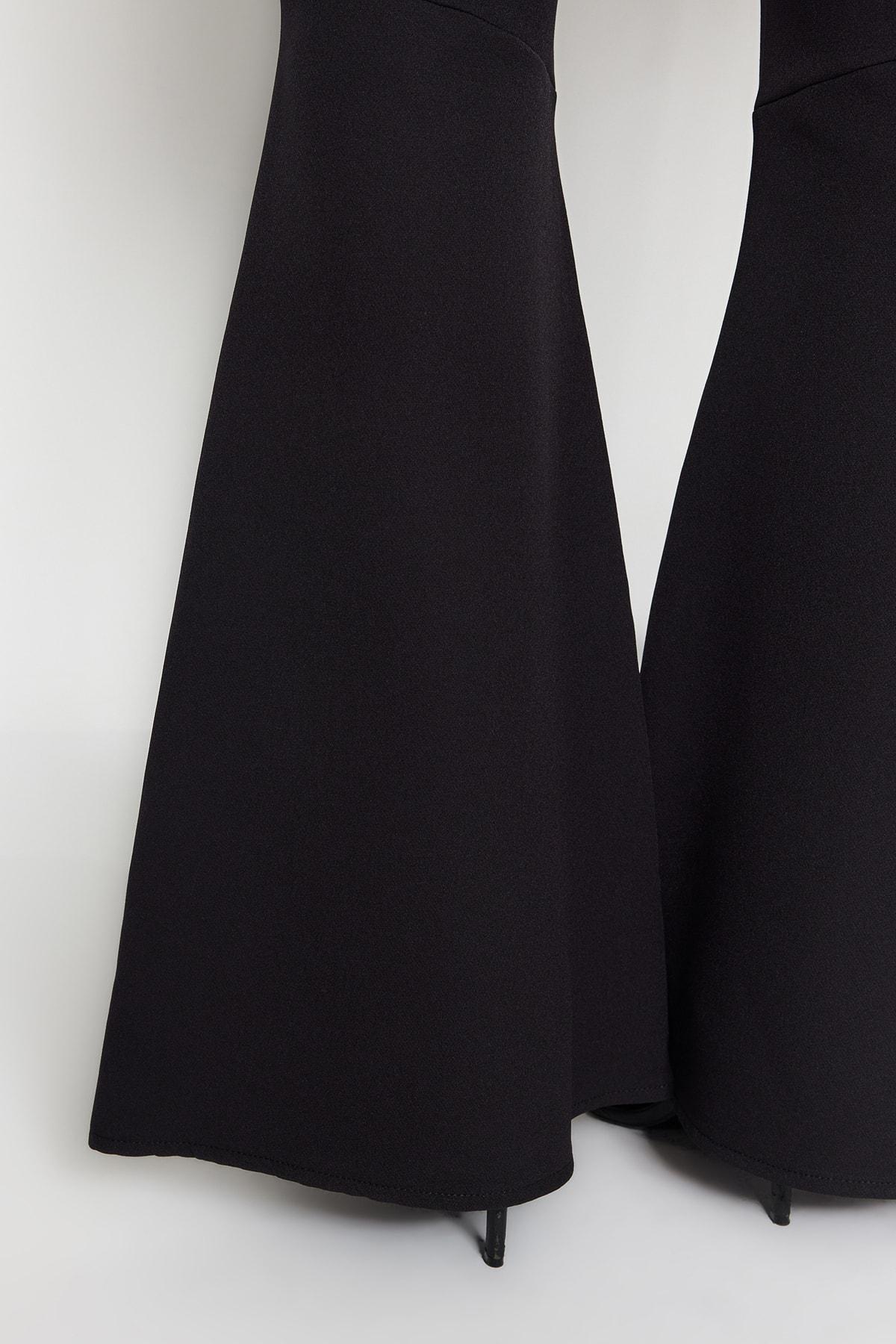 Black Flare Pants, , large image number 2