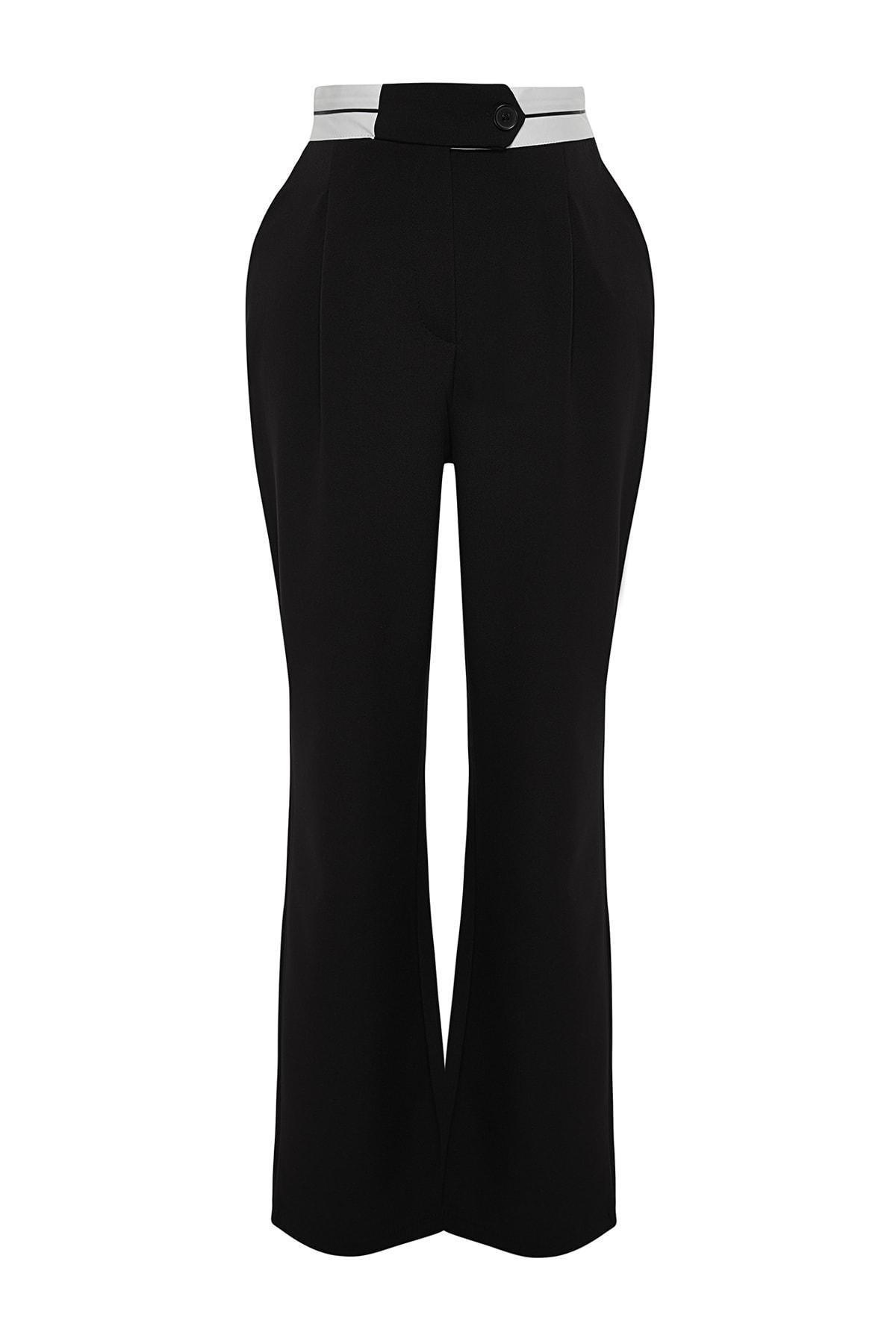 Black Wide Leg Pants, , large image number 5