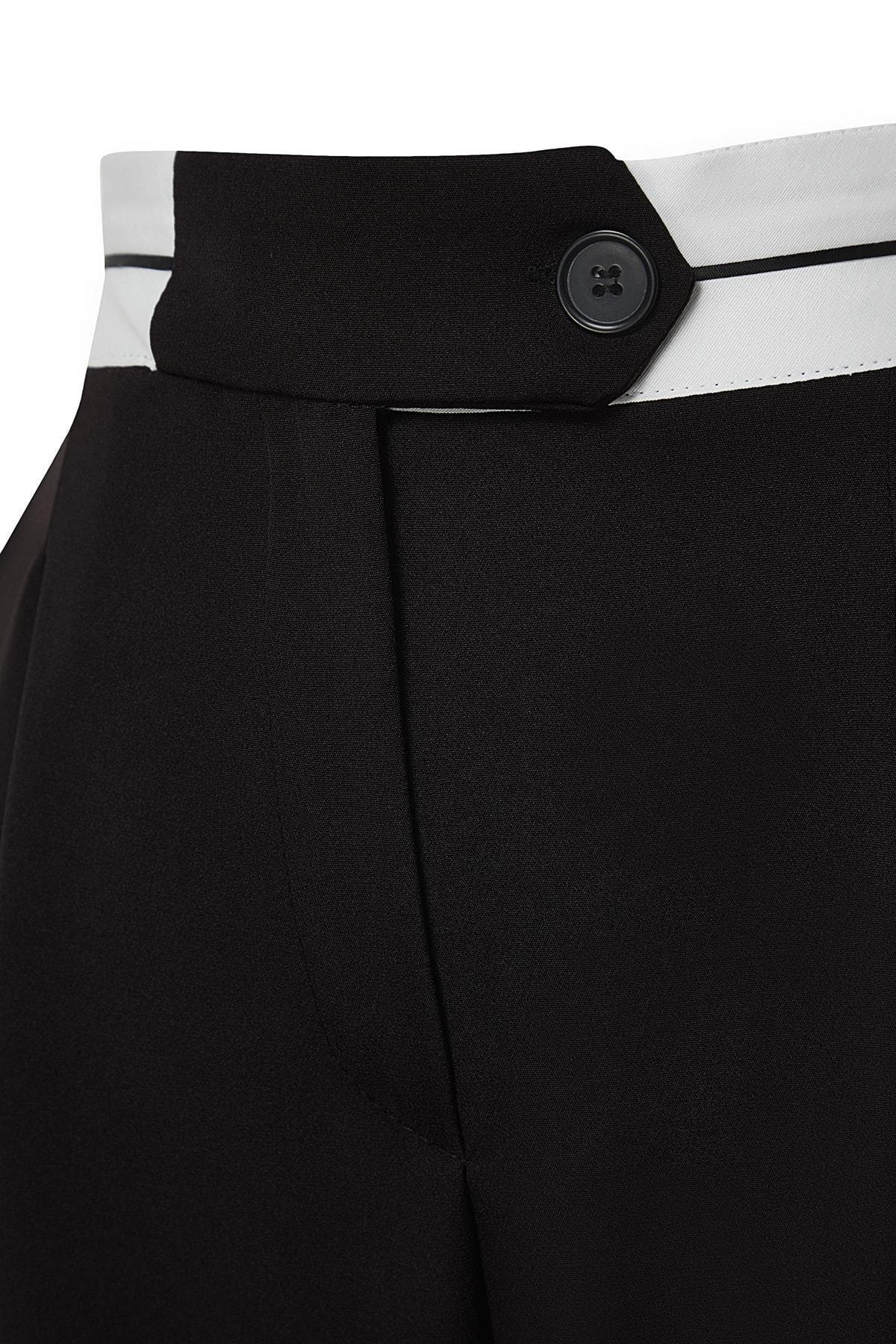 Black Wide Leg Pants, , large image number 6