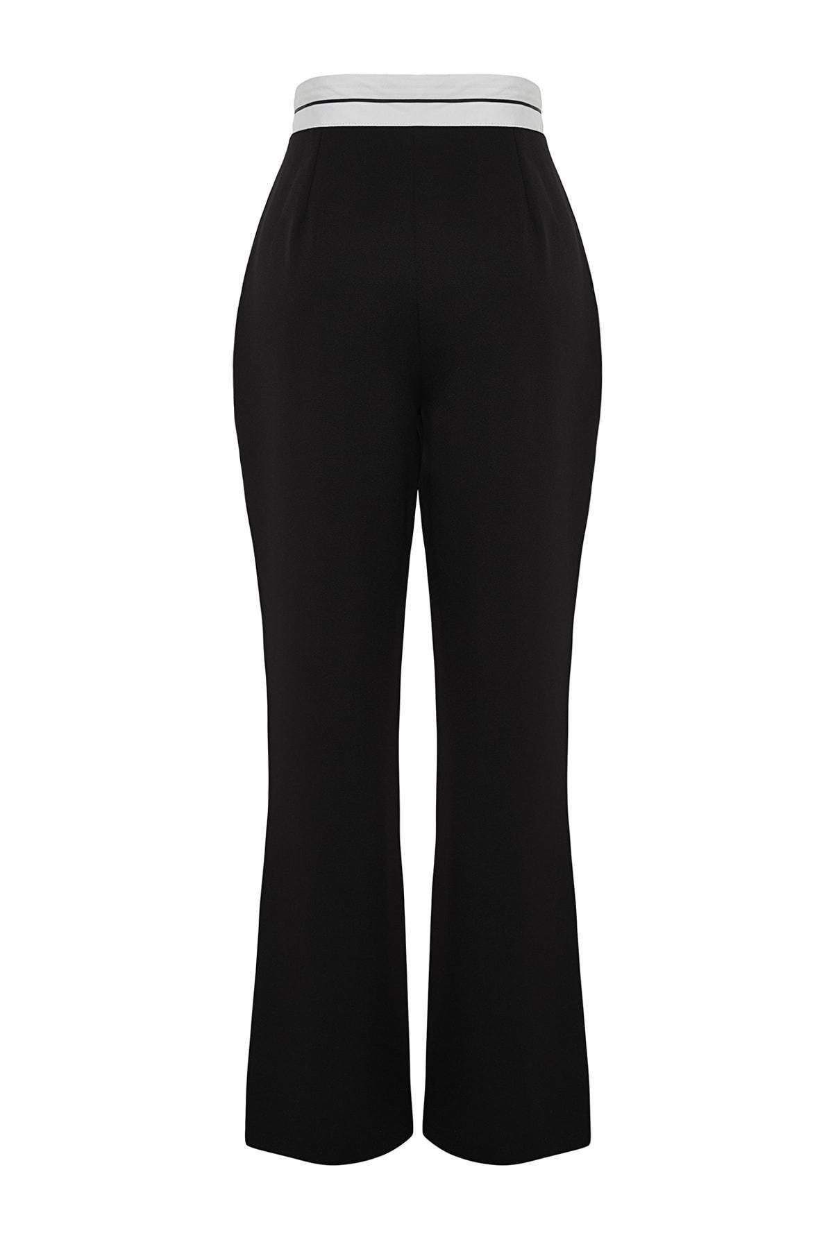 Black Wide Leg Pants, , large image number 7