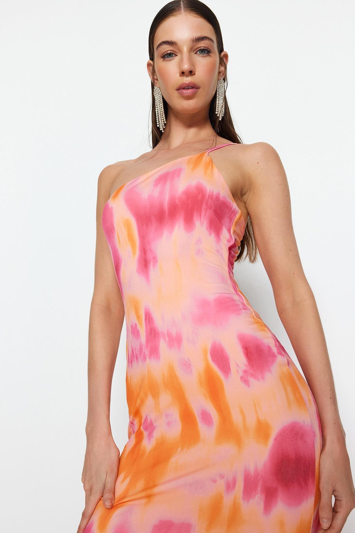 Multicolour Shift Occasionwear Dress, Very colorful, large image number 1