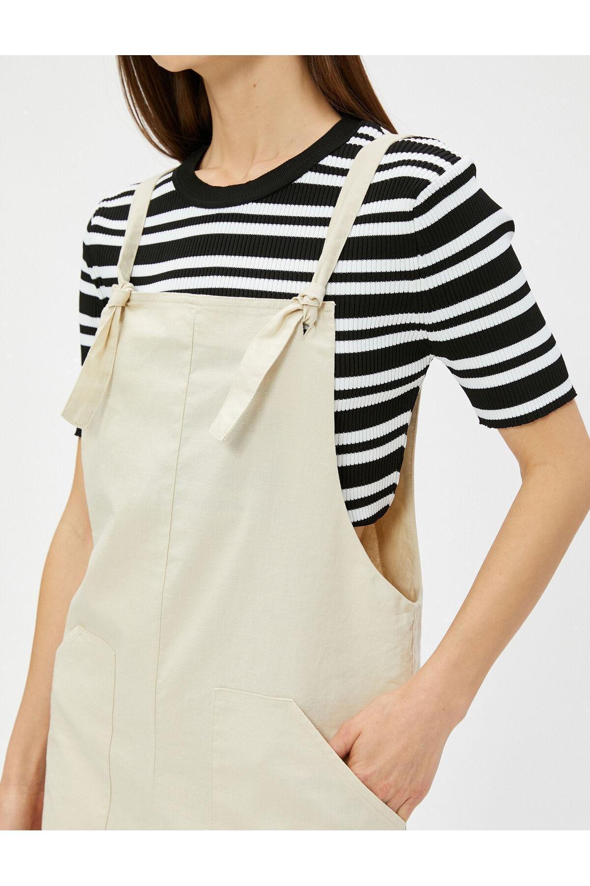 Koton - Ecru Salopet Overalls