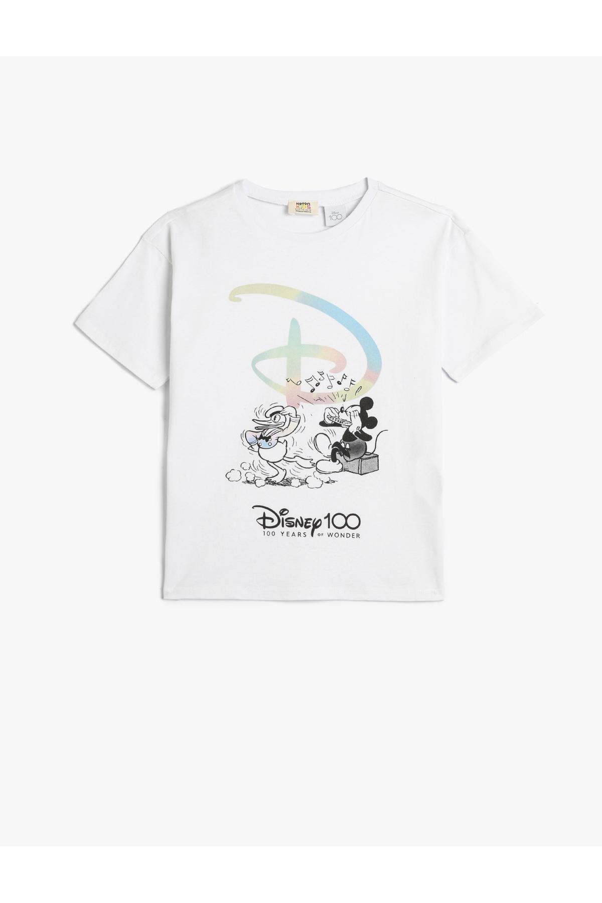 Koton - White Mickey Mouse T-Shirt