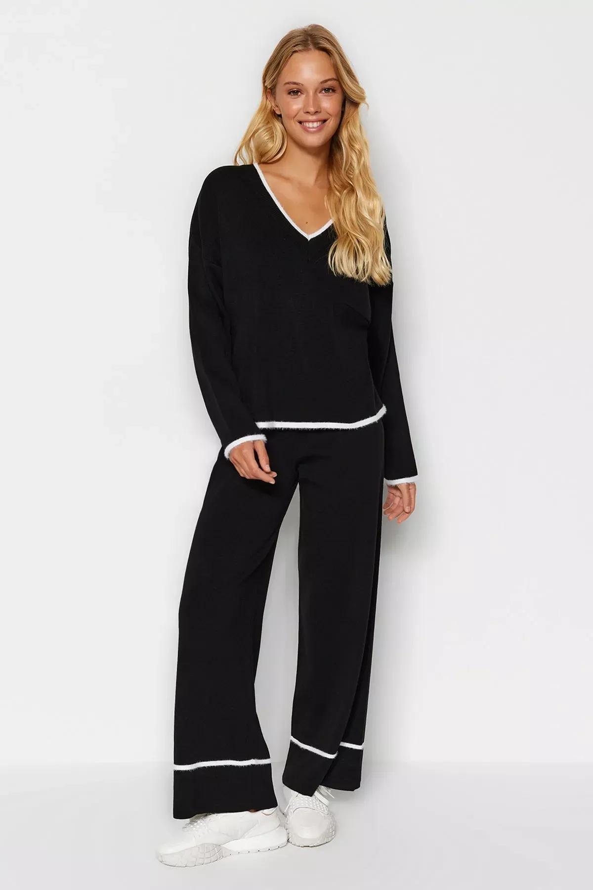 Black Casual Co-Ord Set, , large image number 0
