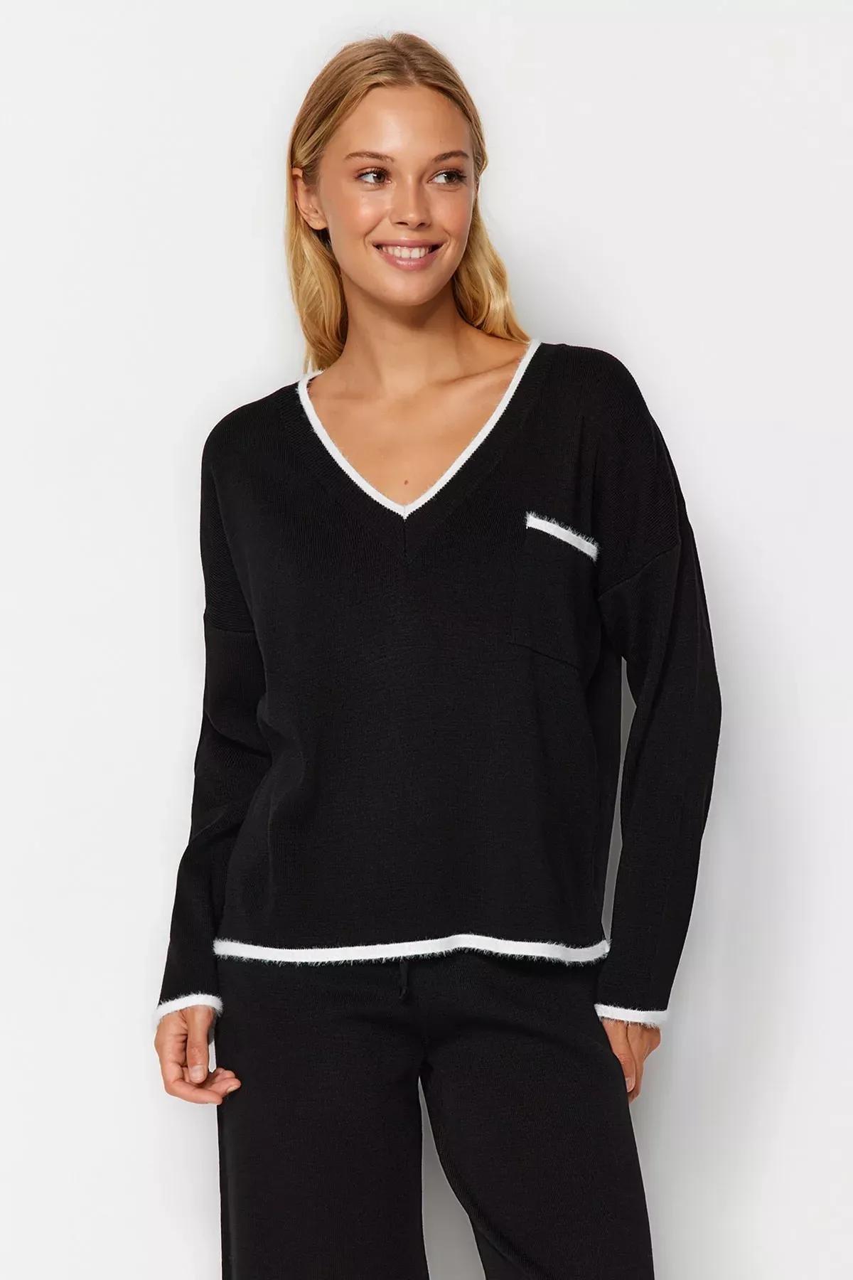 Black Casual Co-Ord Set, , large image number 1