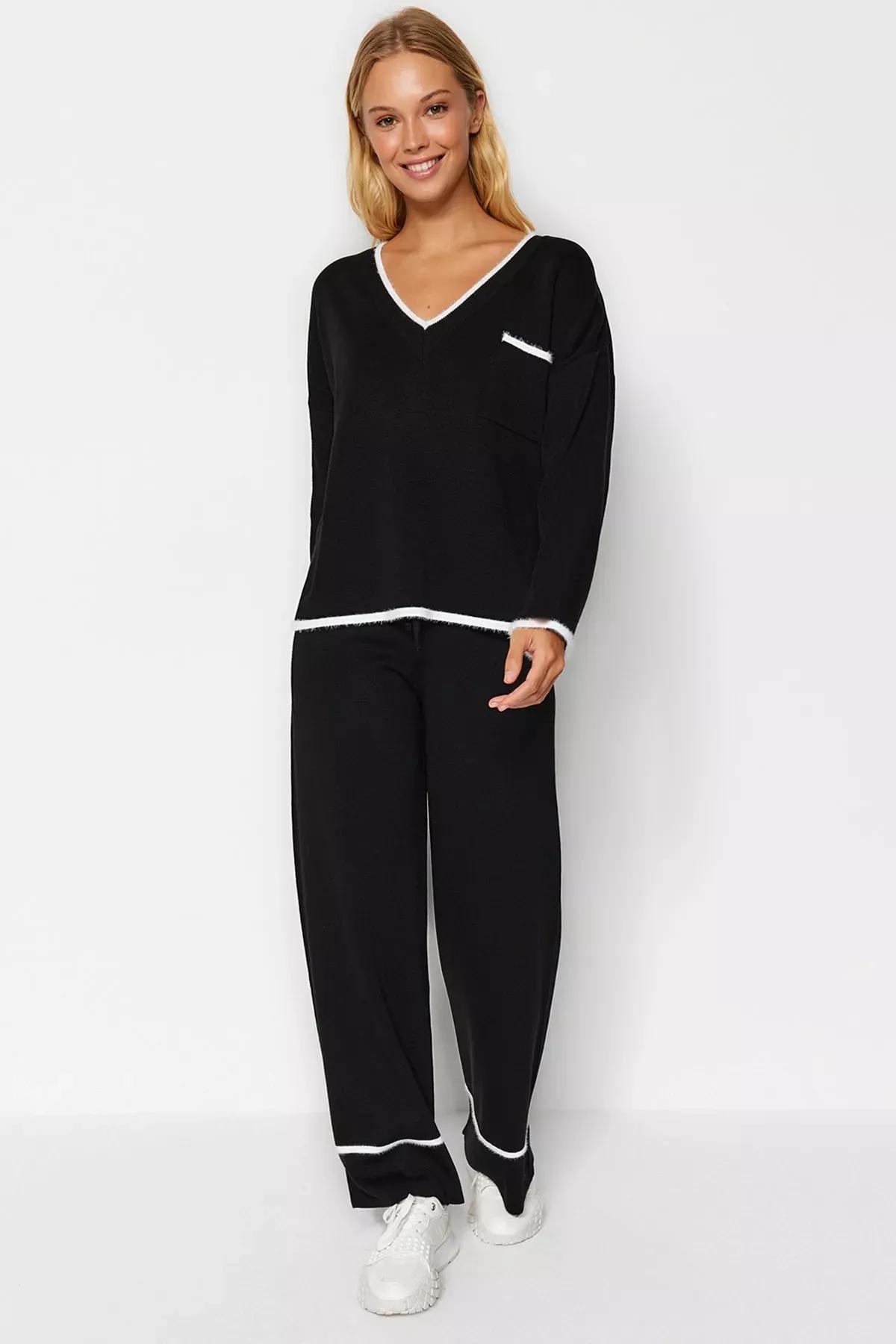 Black Casual Co-Ord Set, , large image number 2