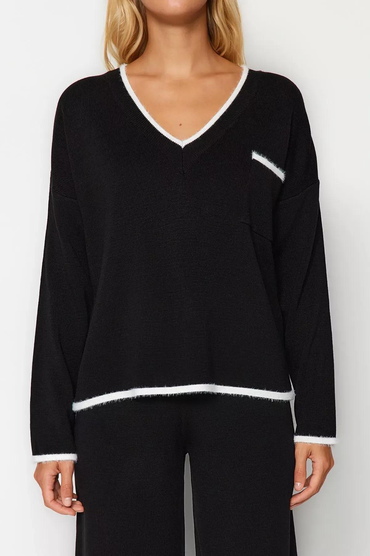 Black Casual Co-Ord Set, , large image number 4