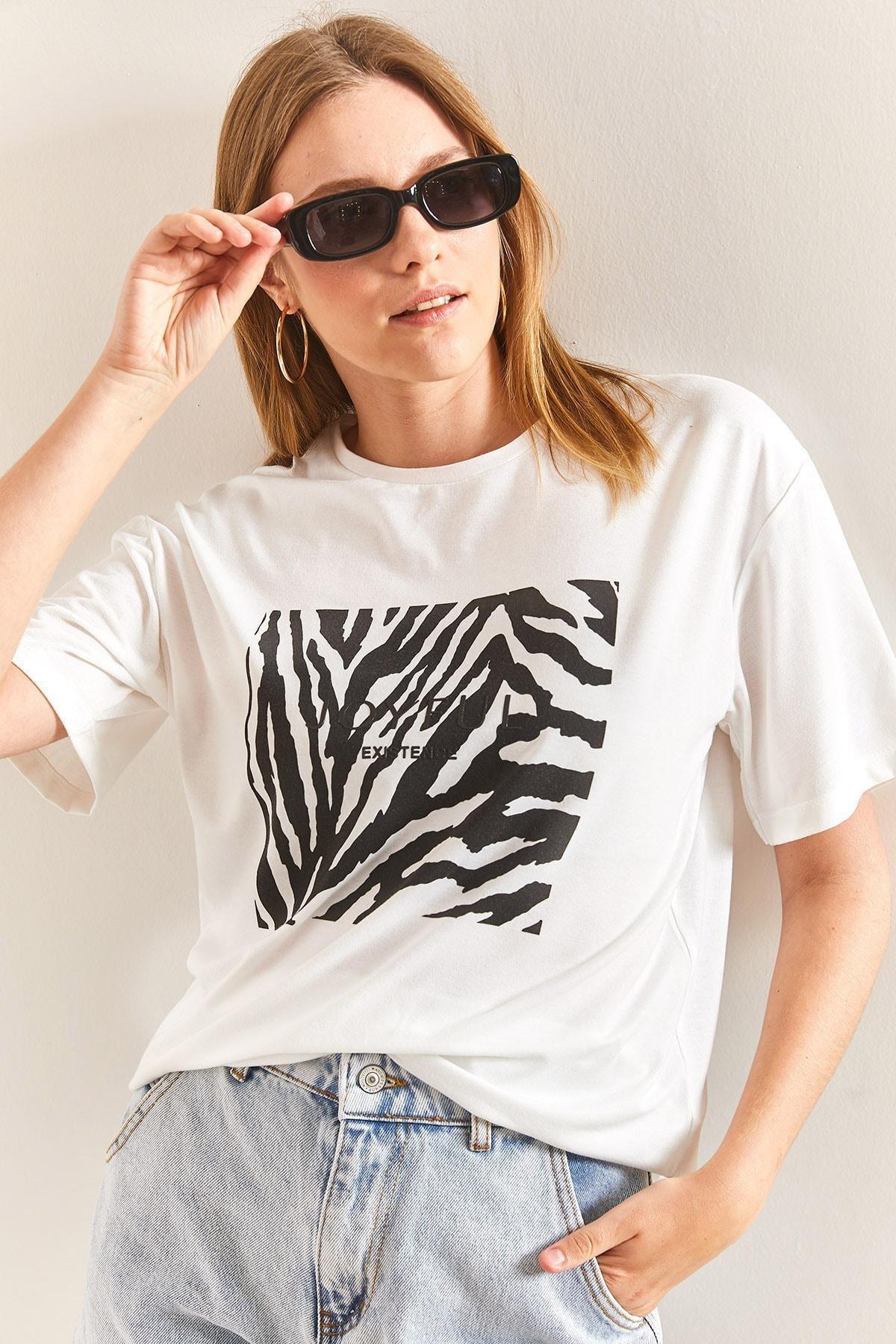 Black Patterned Combed Cotton Tshirt, , large image number 1