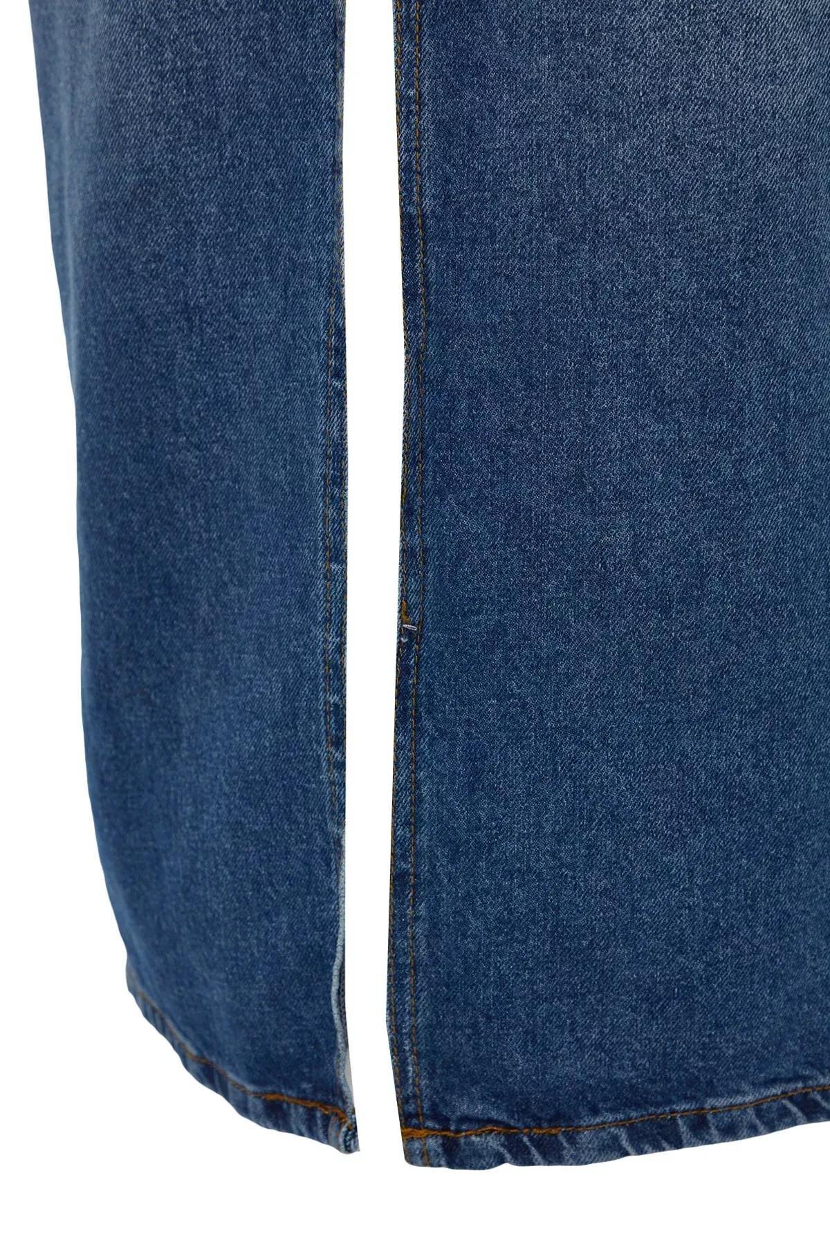 Blue Maxi Skirt, Blue, large image number 6