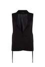 Trendyol - Black Woven Tie Detailed Vest