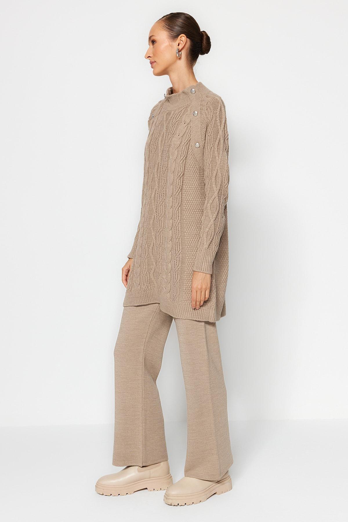 Grey Button Detailed Co-Ord, , large image number 0