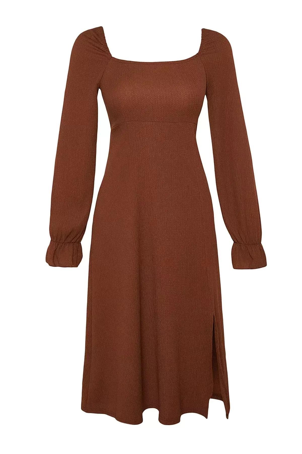 فستان سكيتر، بني, Brown, large image number 6