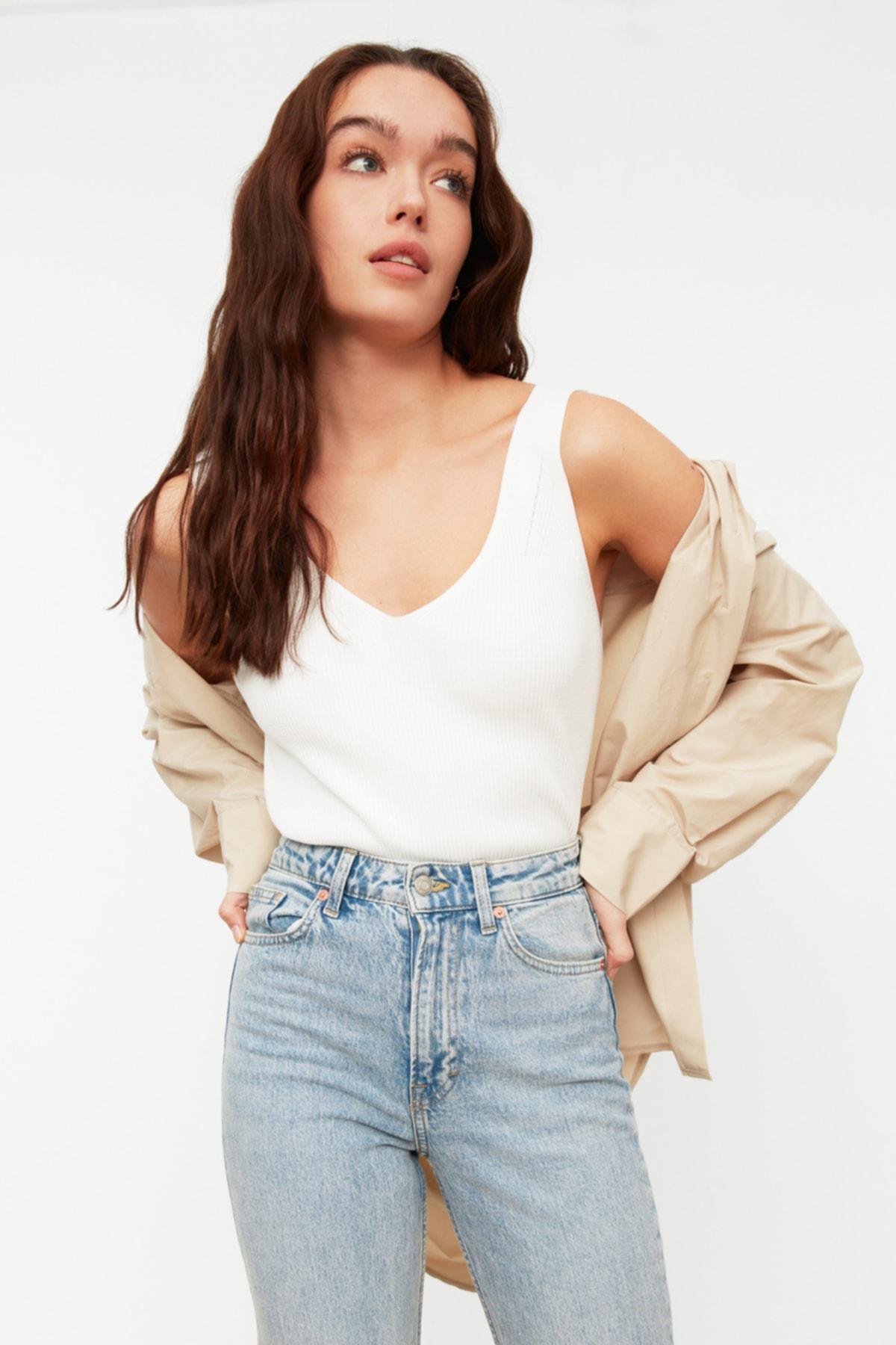 Cream Regular Blouse, Ecru, large image number 1