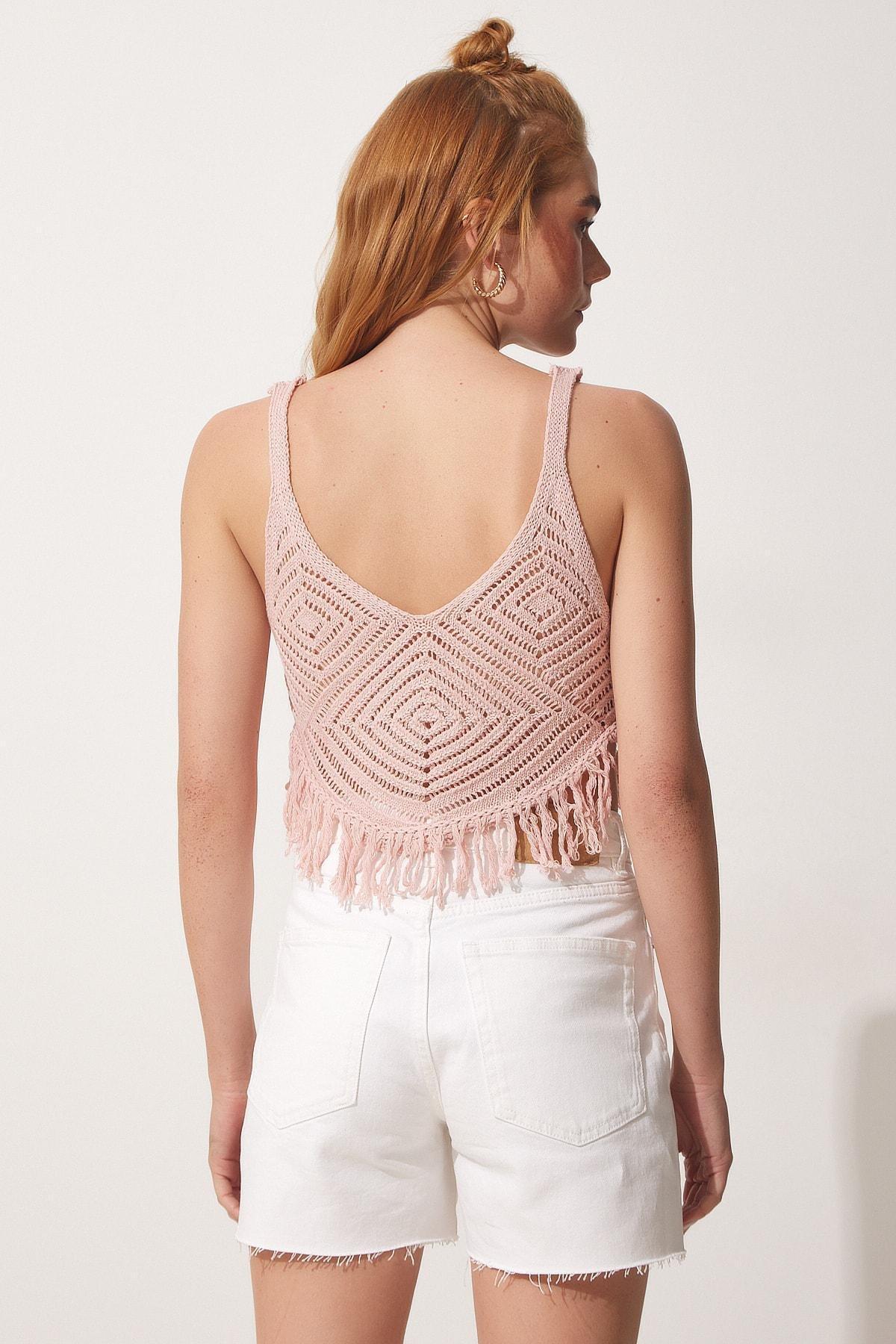Pink Basic Blouse, POWDER, large image number 3