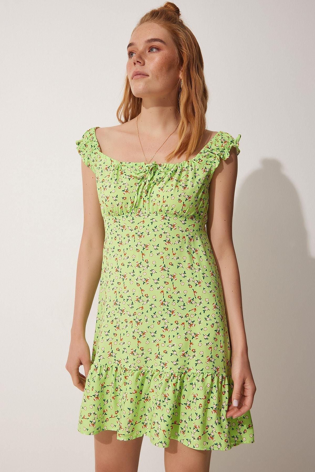 Green Floral Dress, , large image number 2