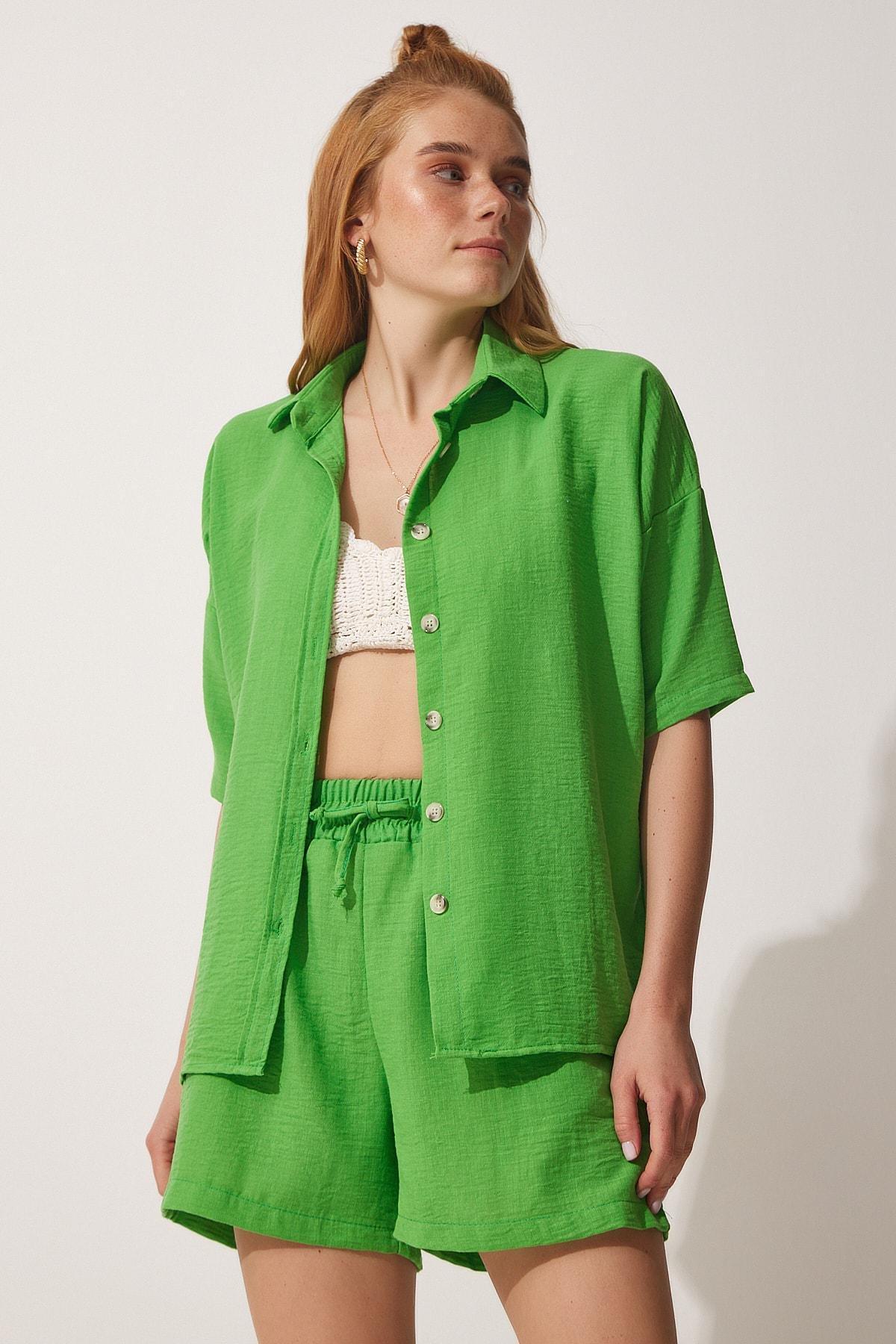 Green Plain Co-Ord Set, Green, large image number 1