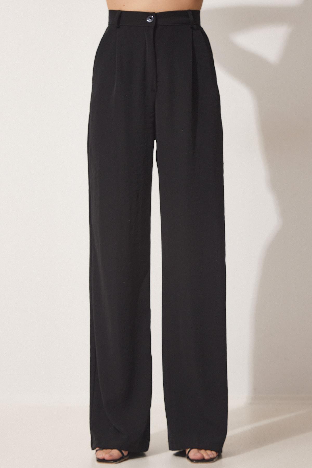 Black Loose Pants, , large image number 1