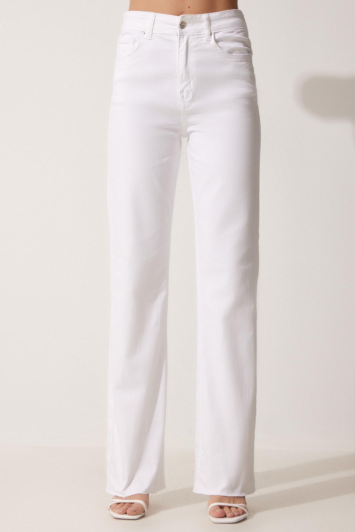 White Relaxed Jeans, , large image number 4