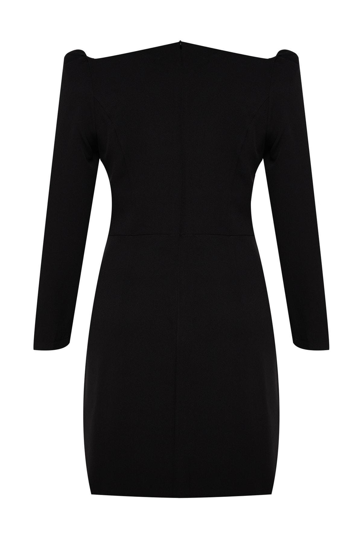 Black Bodycon Plus Size Dress, , large image number 7