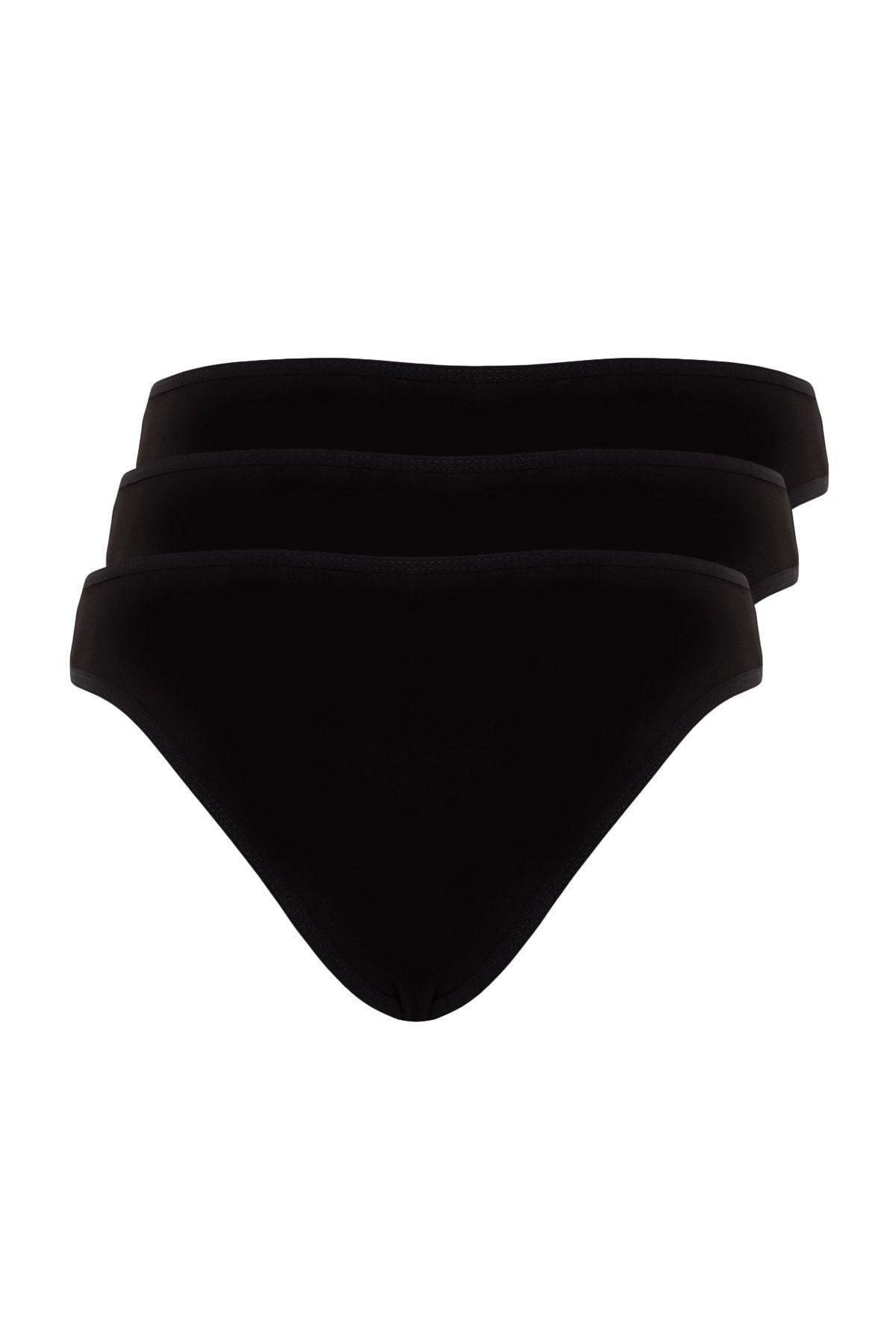 Black Briefs, Set Of 3, , large image number 4