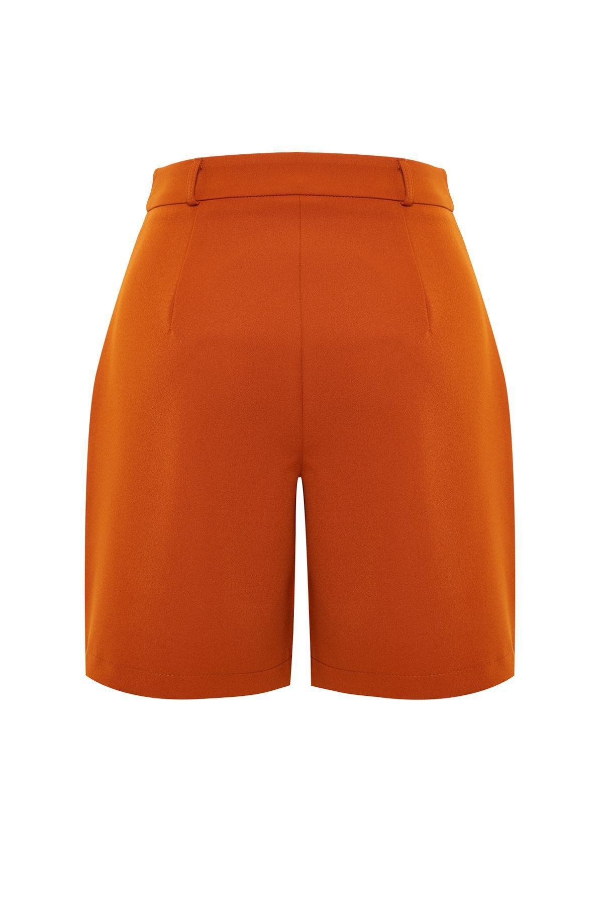 Trendyol - Brown Pocket Detailed Regular Shorts