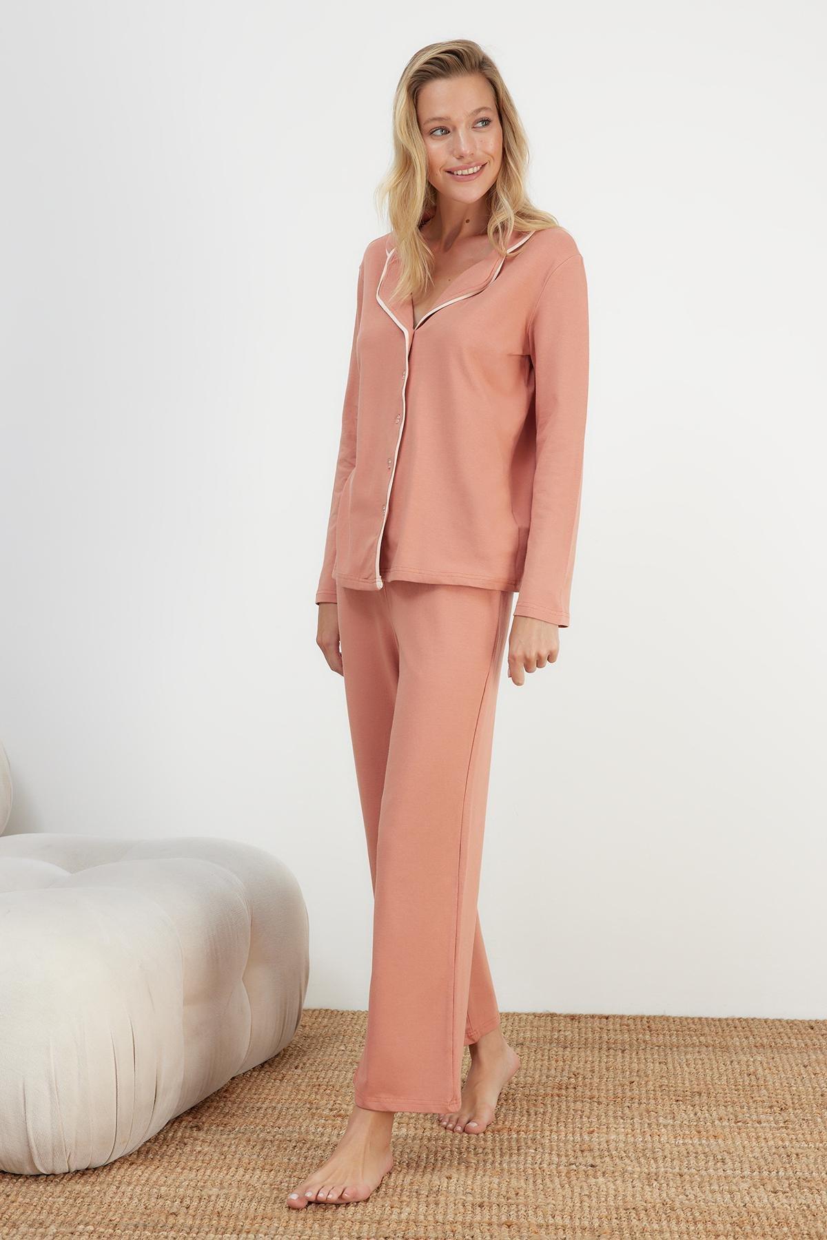 Pink Cotton Pyjamas Set, , large image number 0