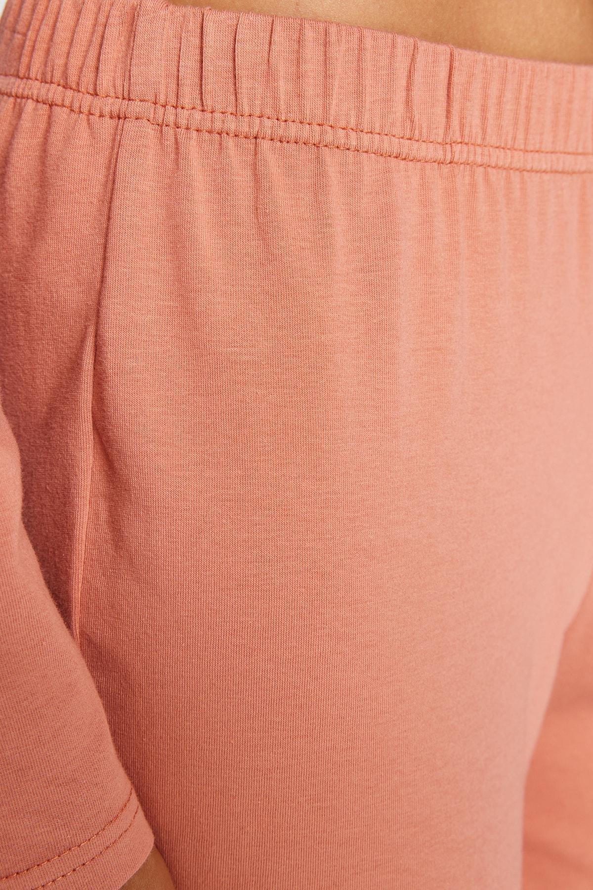 Trendyol - Pink Cotton Pyjamas Set