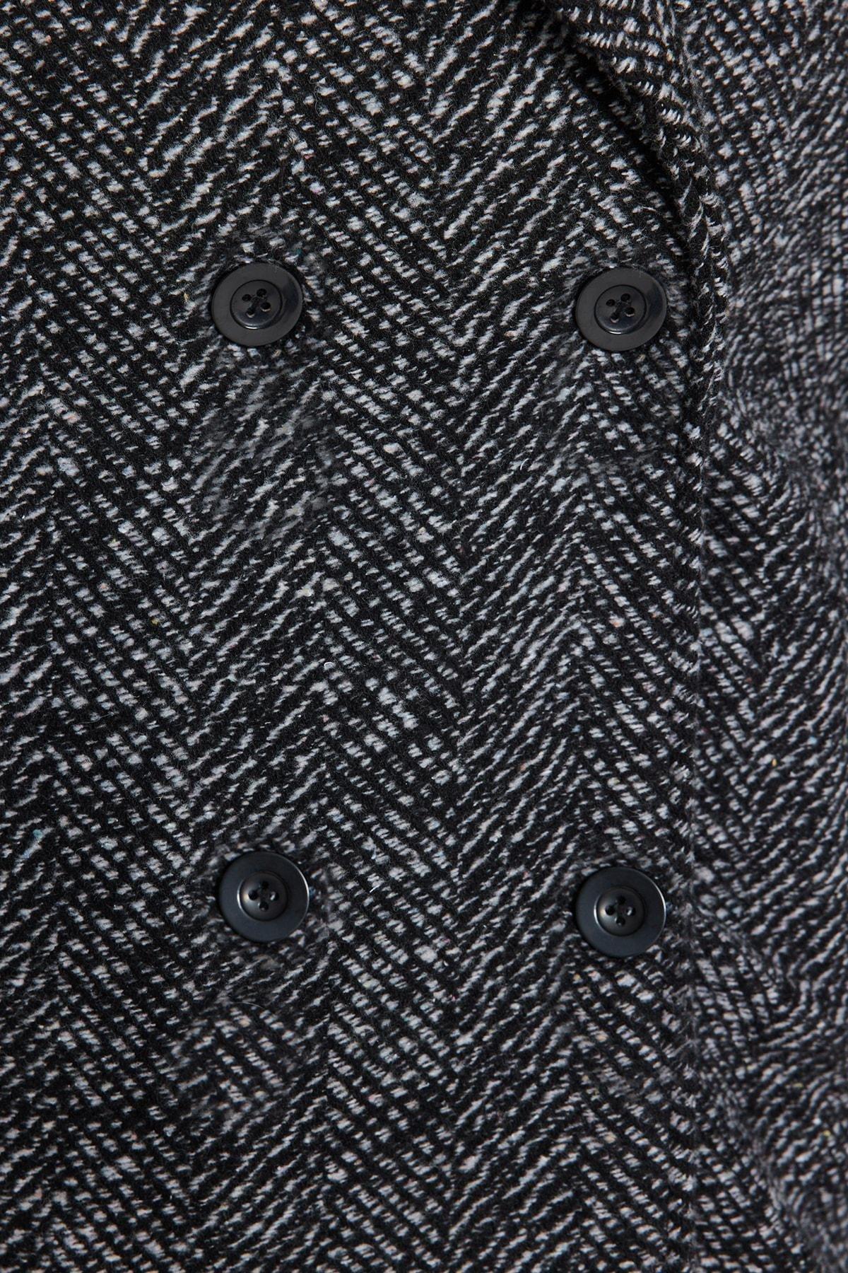 Black Oversize Coat, , large image number 5