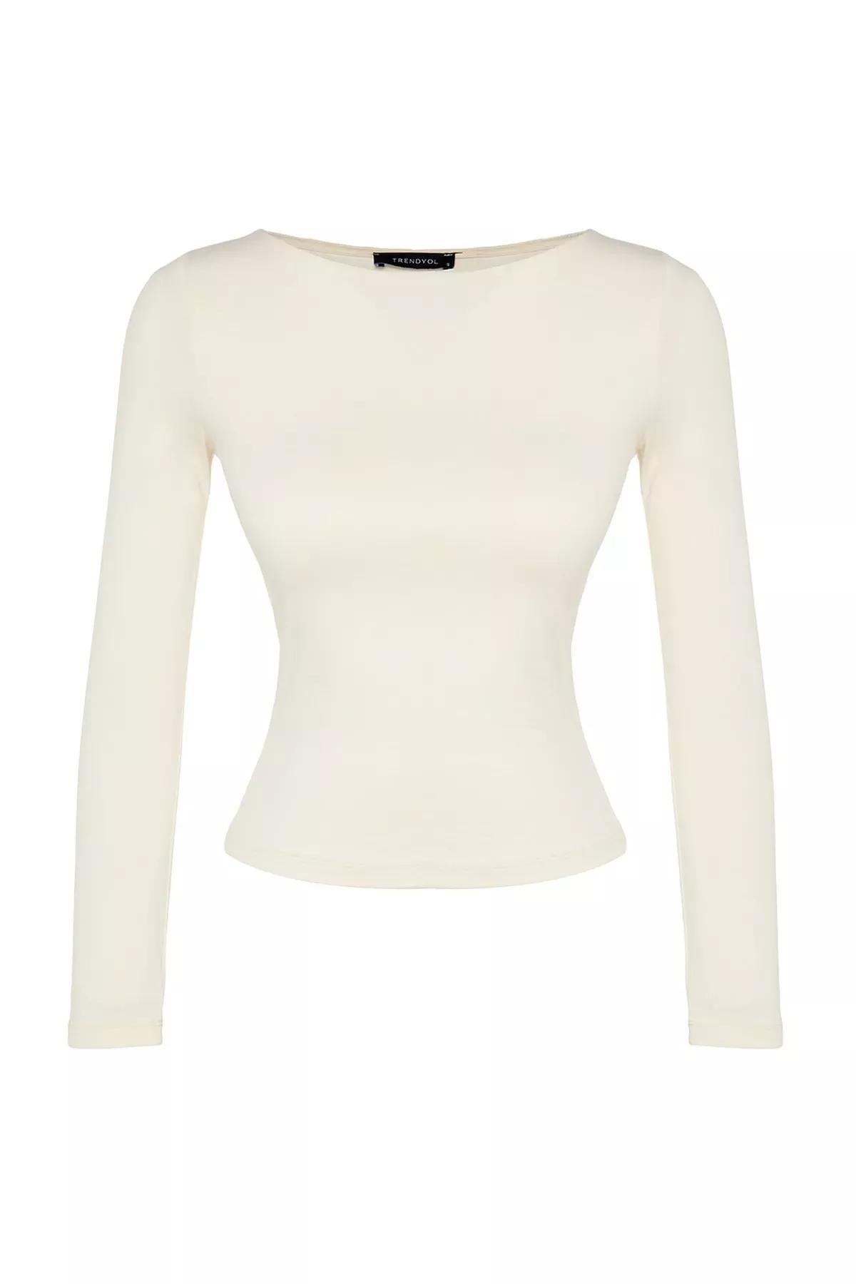 Beige Slim Fit Blouse, Rock, large image number 6