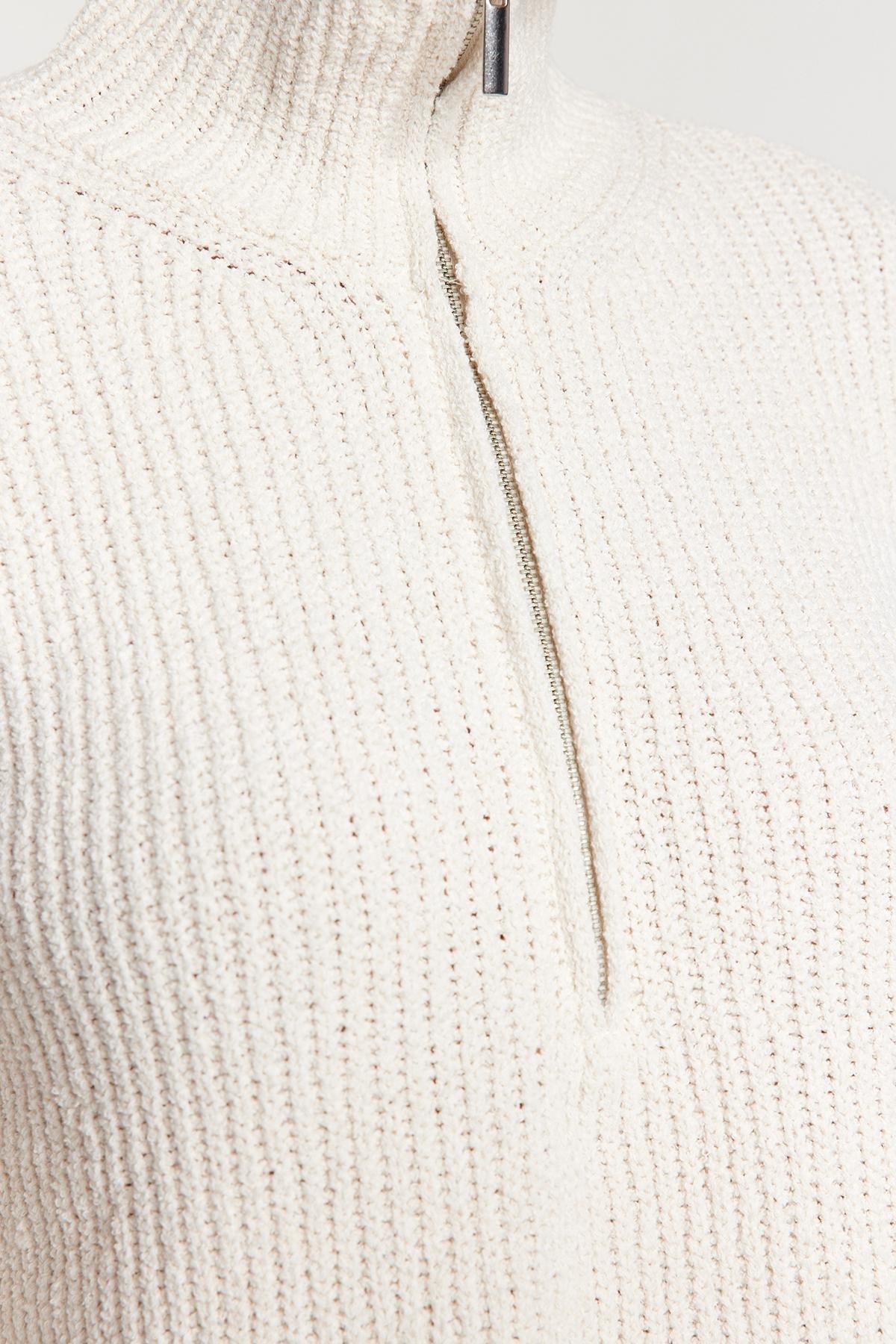 Cream Oversize Knitwear Sweater, , large image number 4