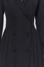 Trendyol - Black Pleated Woven Jacket Dress