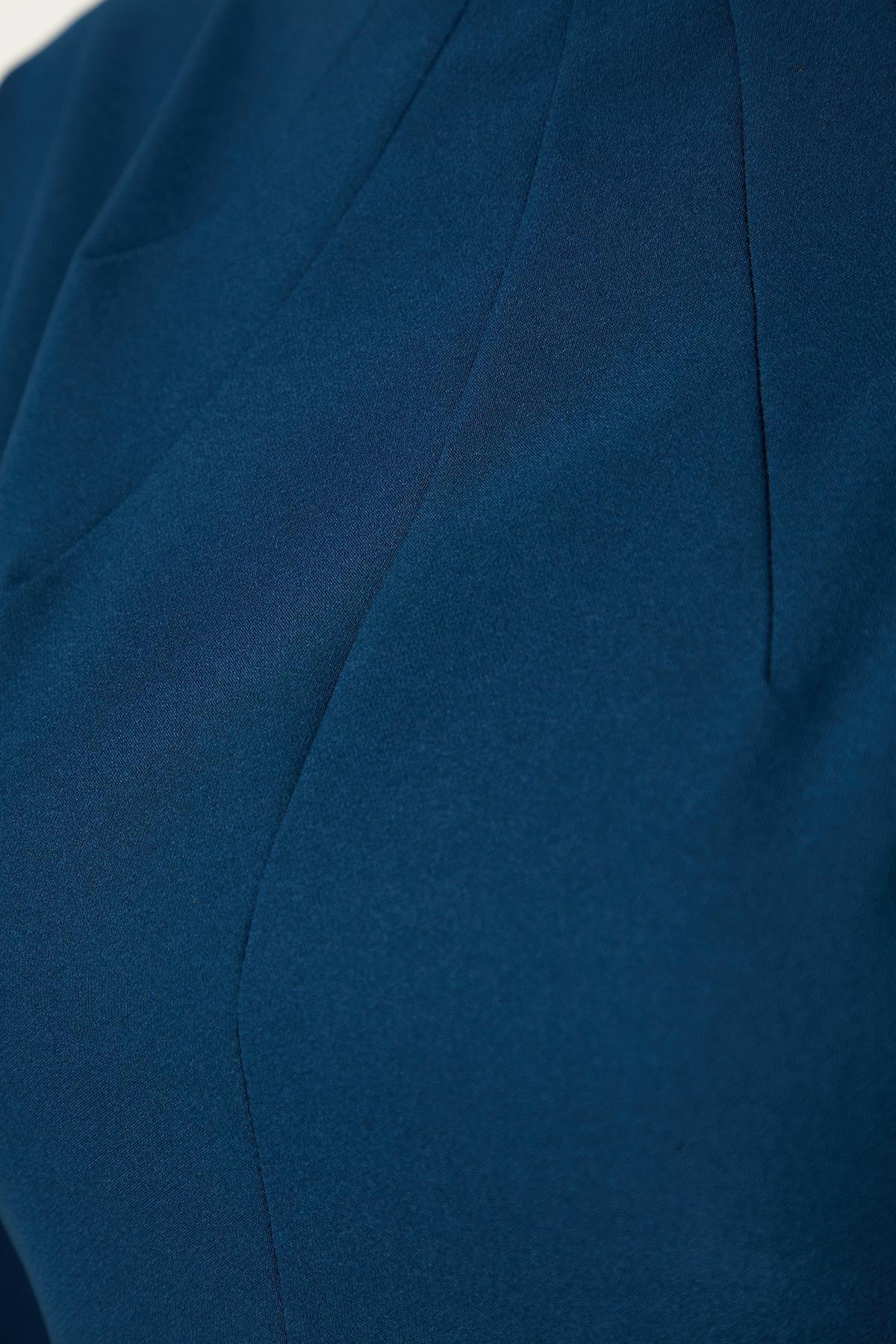 Trendyol - Navy Shirring Detailed Woven Dress
