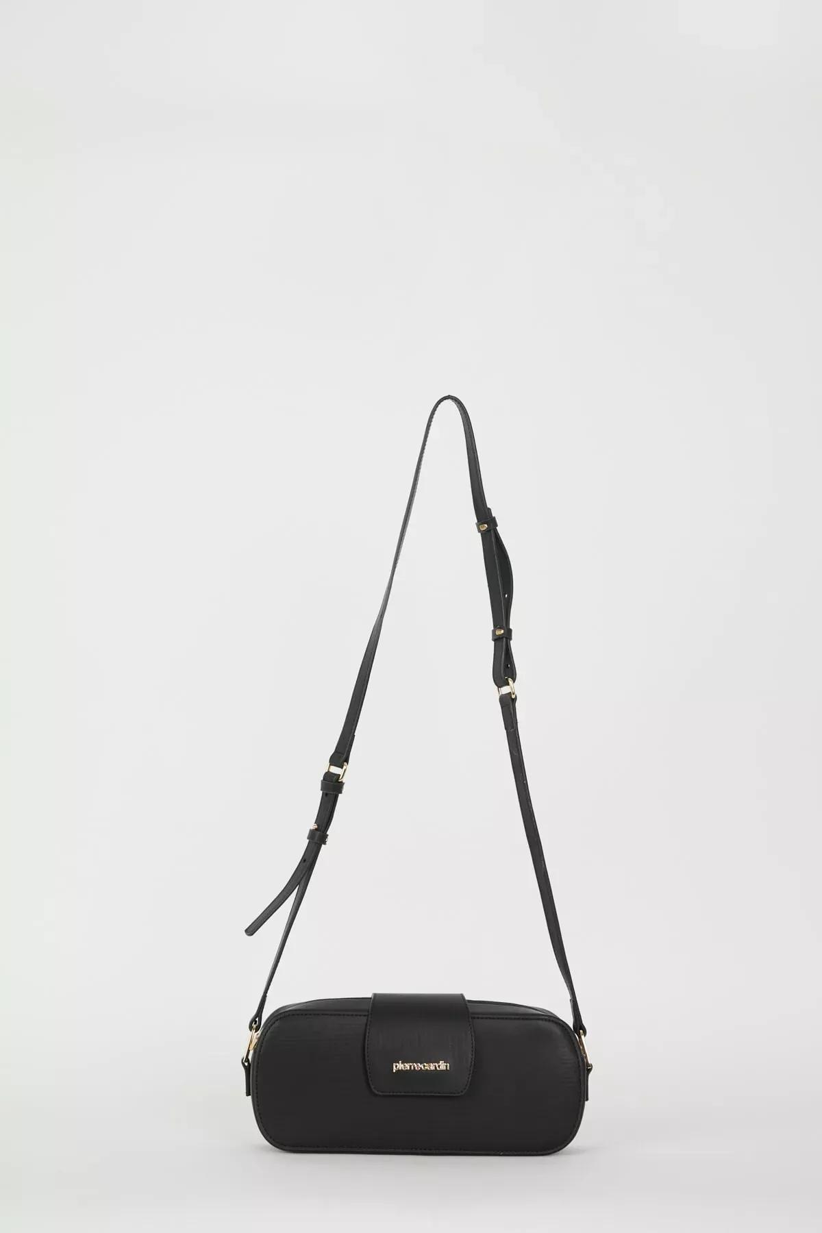 Black Detailed Shoulder Bag, BLACK, large image number 1