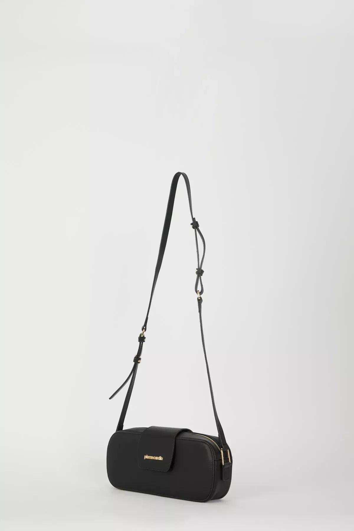 Black Detailed Shoulder Bag, BLACK, large image number 2