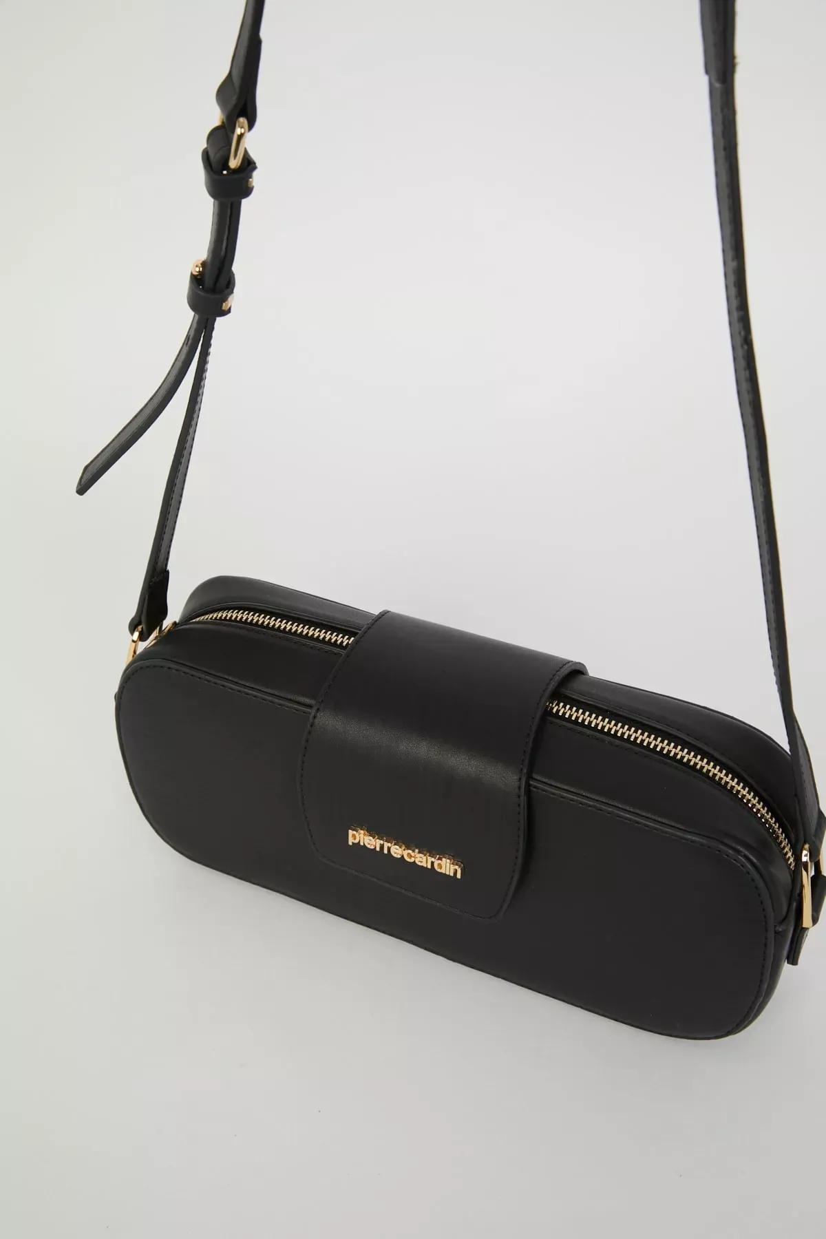 Black Detailed Shoulder Bag, BLACK, large image number 4