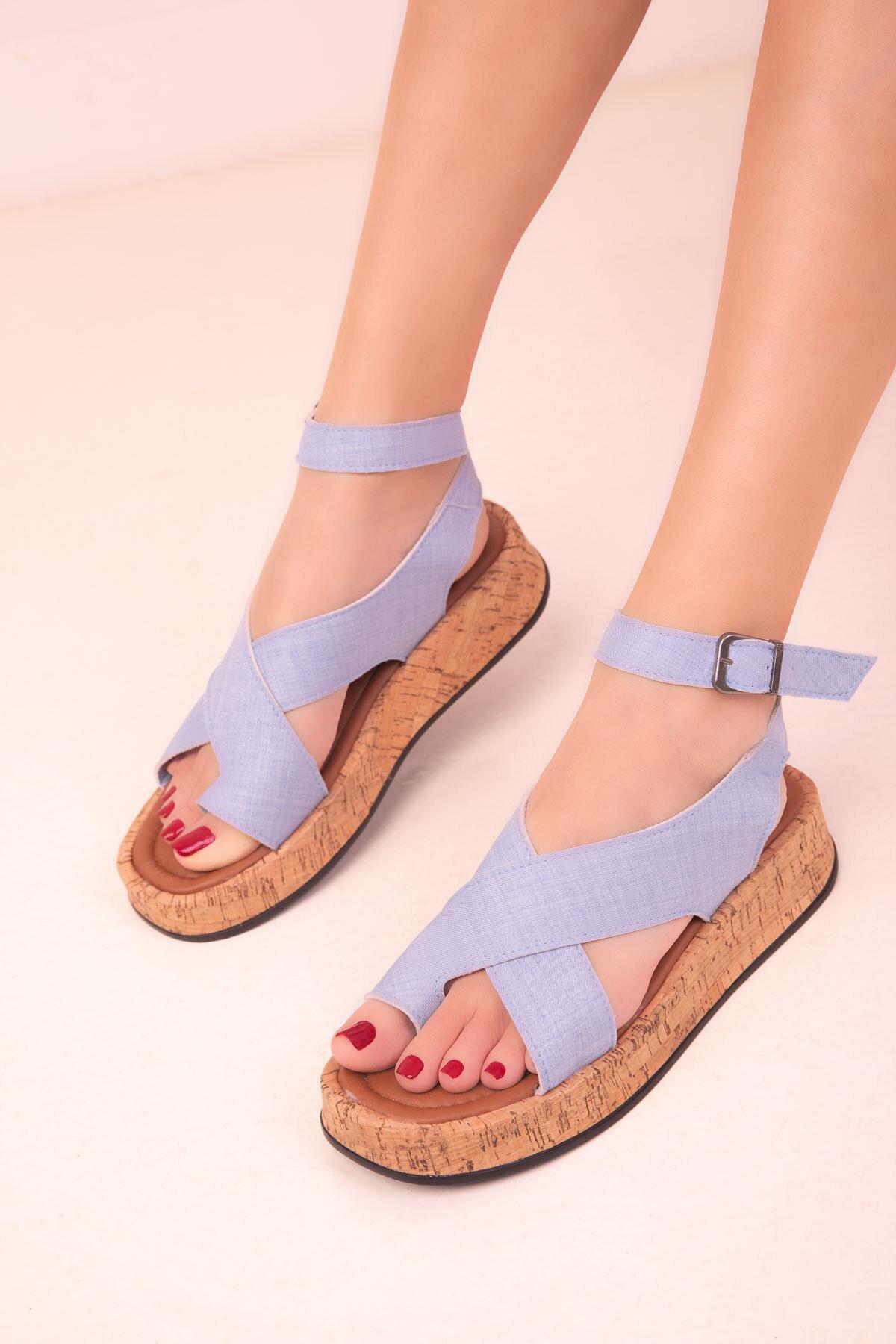 Blue Jeans Sandals, C101_2994, large image number 2